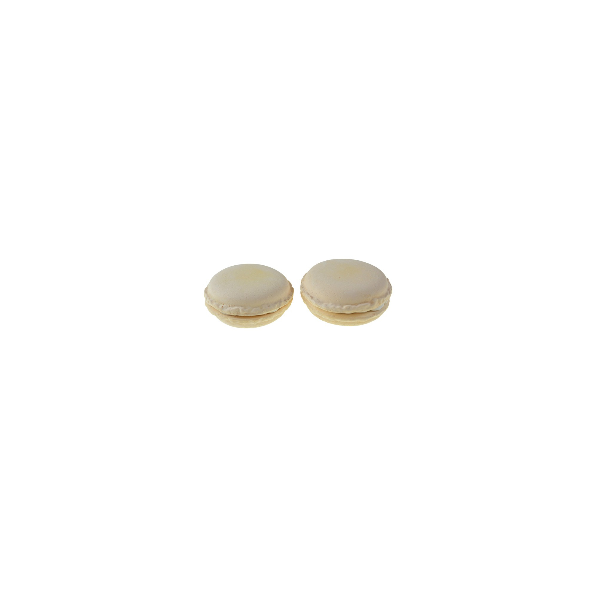 Dekor macaron D4,5*2cm s/2 barack