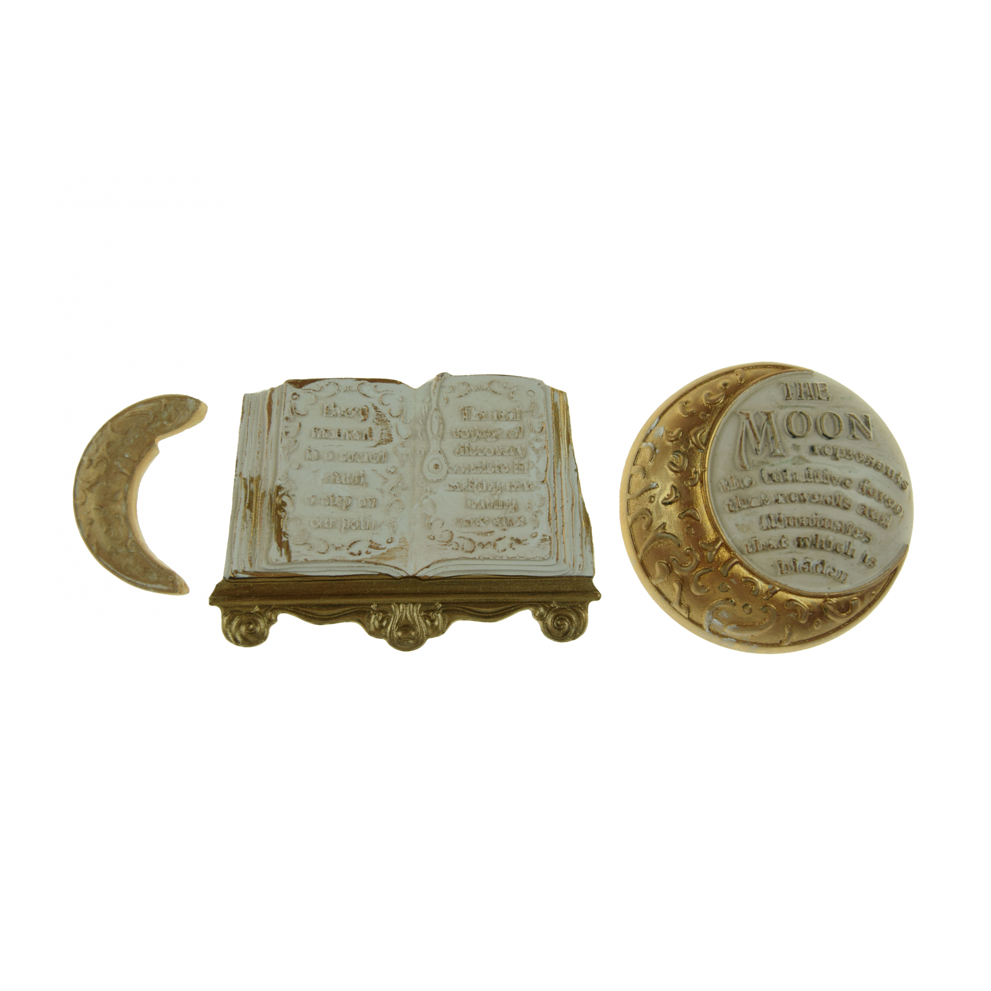 Dekor magic mix gipsz 2D 4,5-8,5cm s/3 bronz