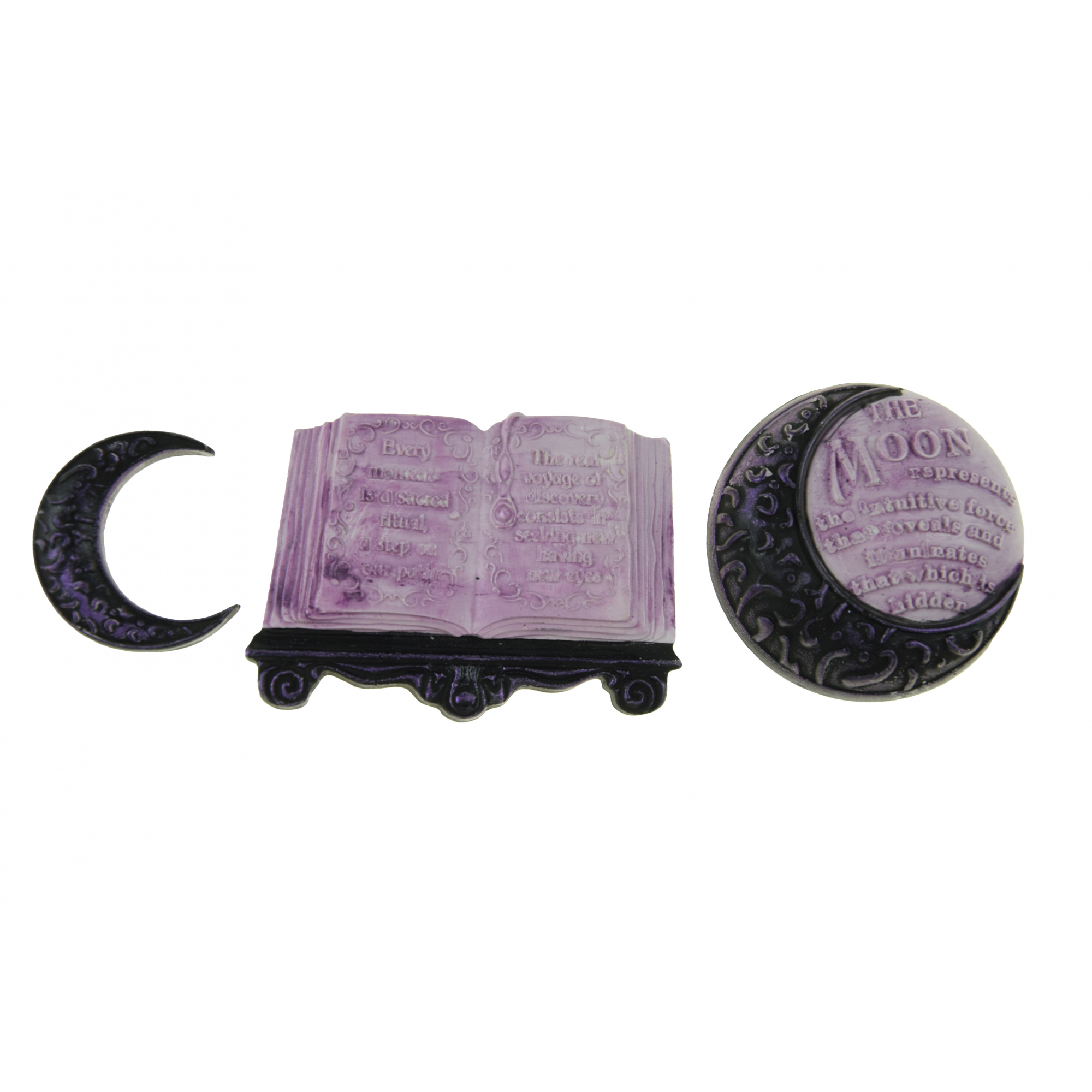 Dekor magic mix gipsz 2D 4,5-8,5cm s/3 lila