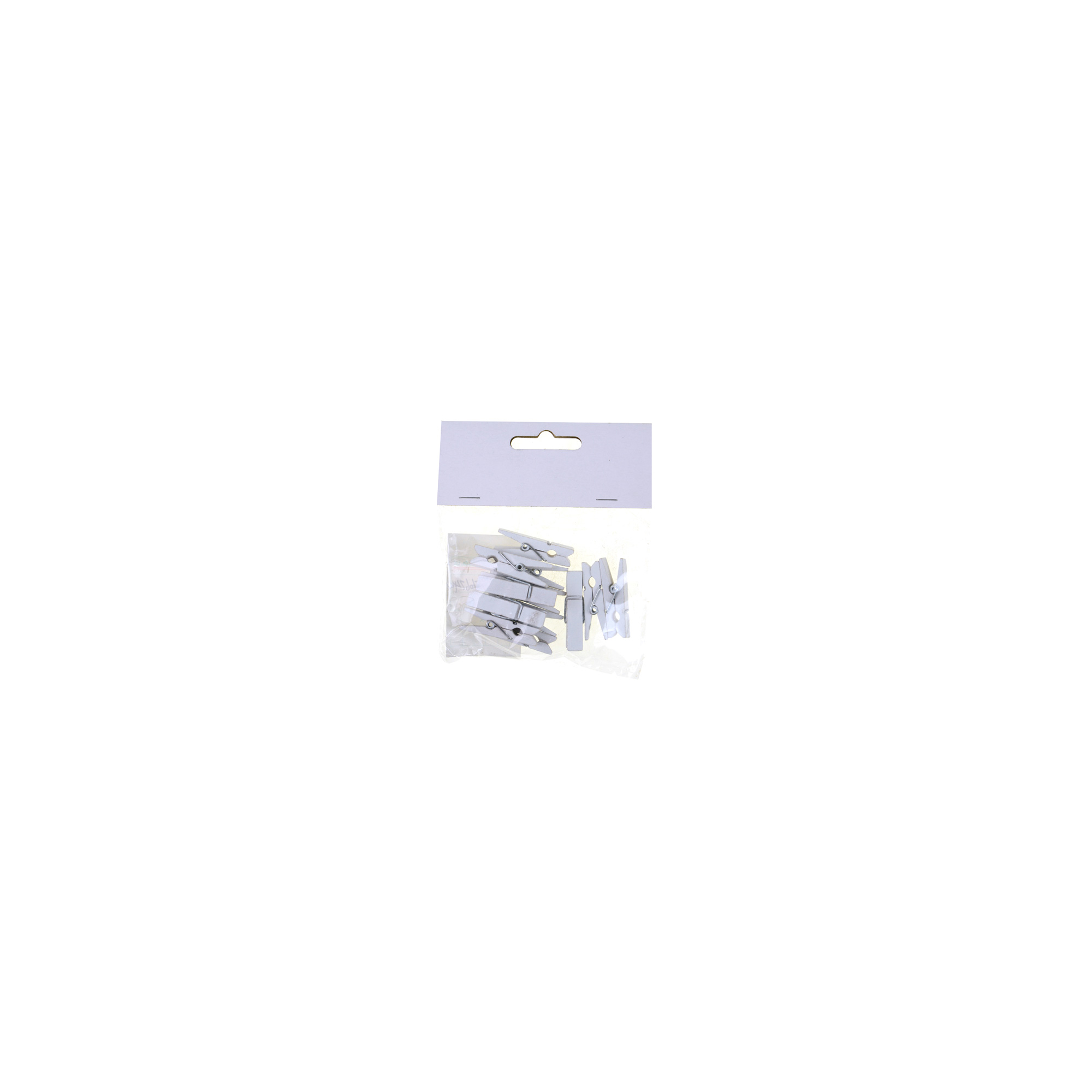 Csipesz fa 11*10.5*1CM s/12 fehér