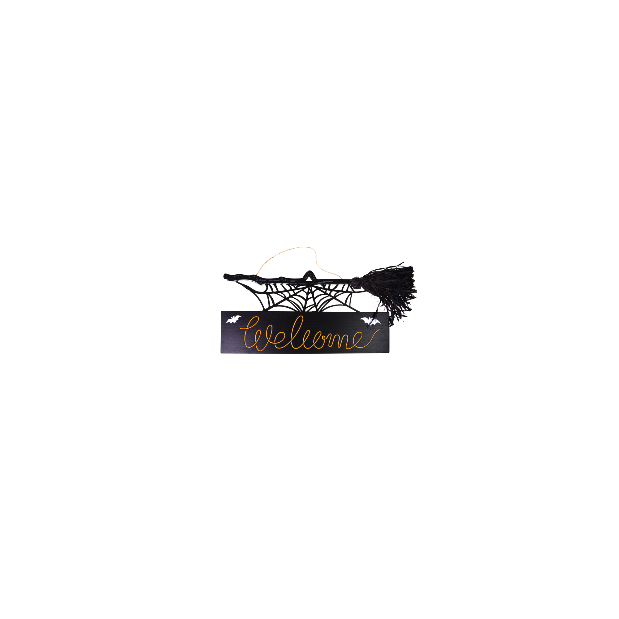 Dekoráció fa bosziseprűs 52*3*22,5cm LED-es fekete