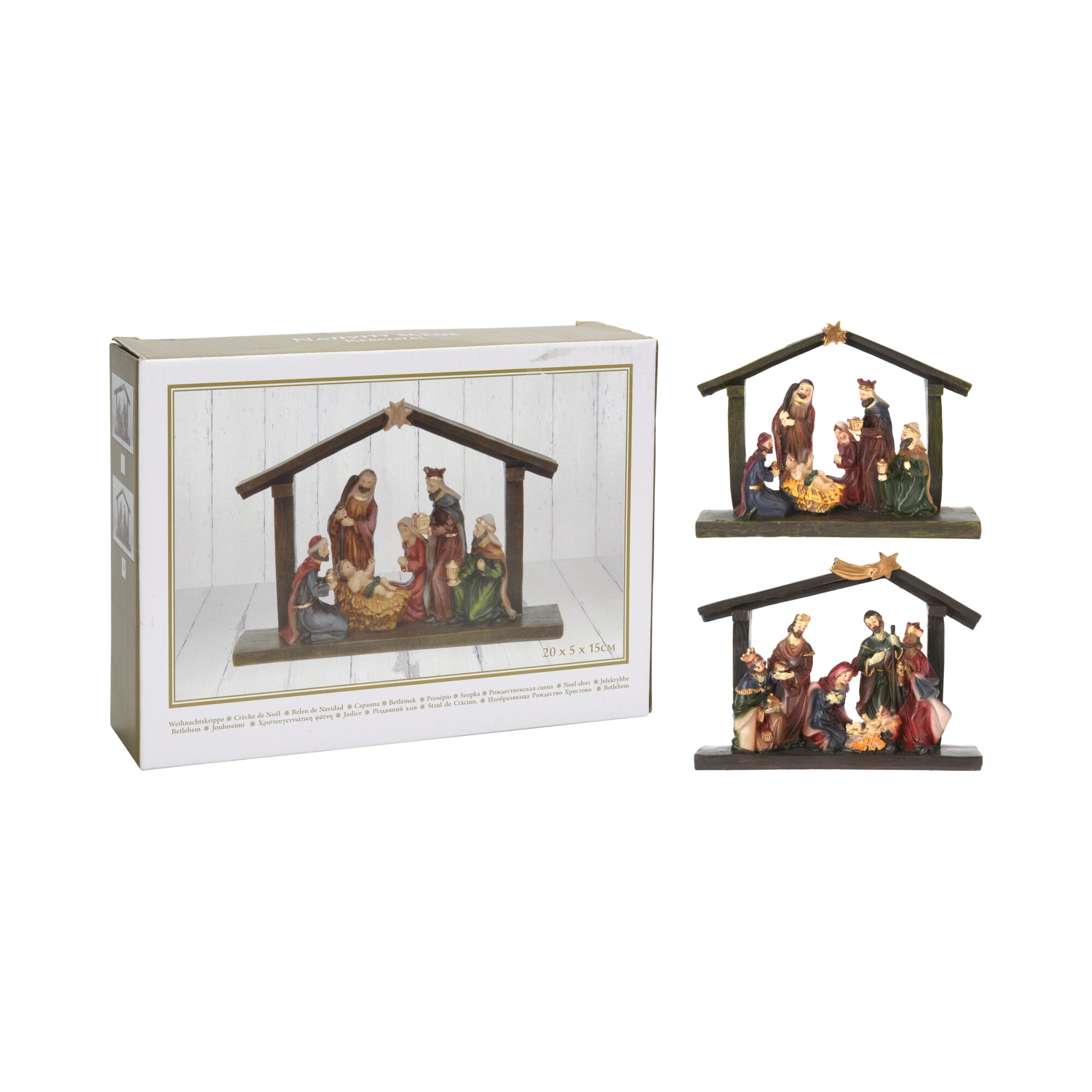 Dekoráció poly 20*5,5*15cm 2féle