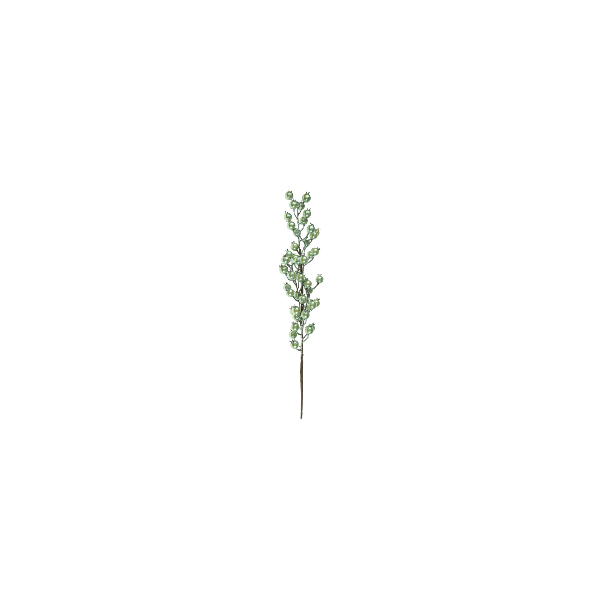 Dekorág csipkebogyó 72cm zöld