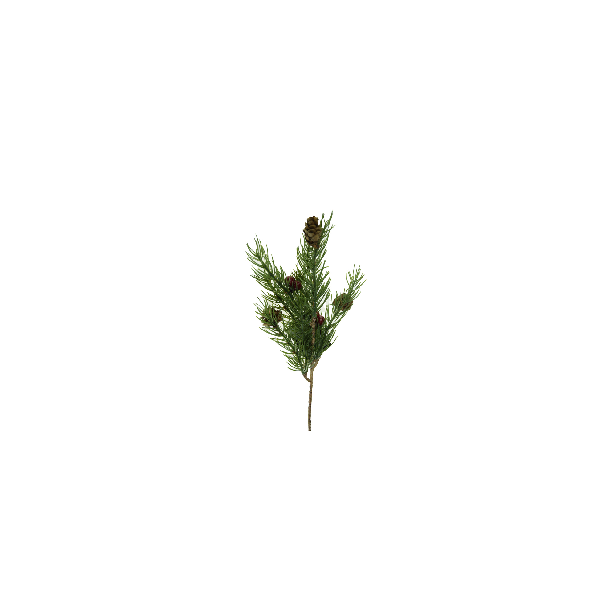 Dekorág fenyő 40cm tobozzal zöld