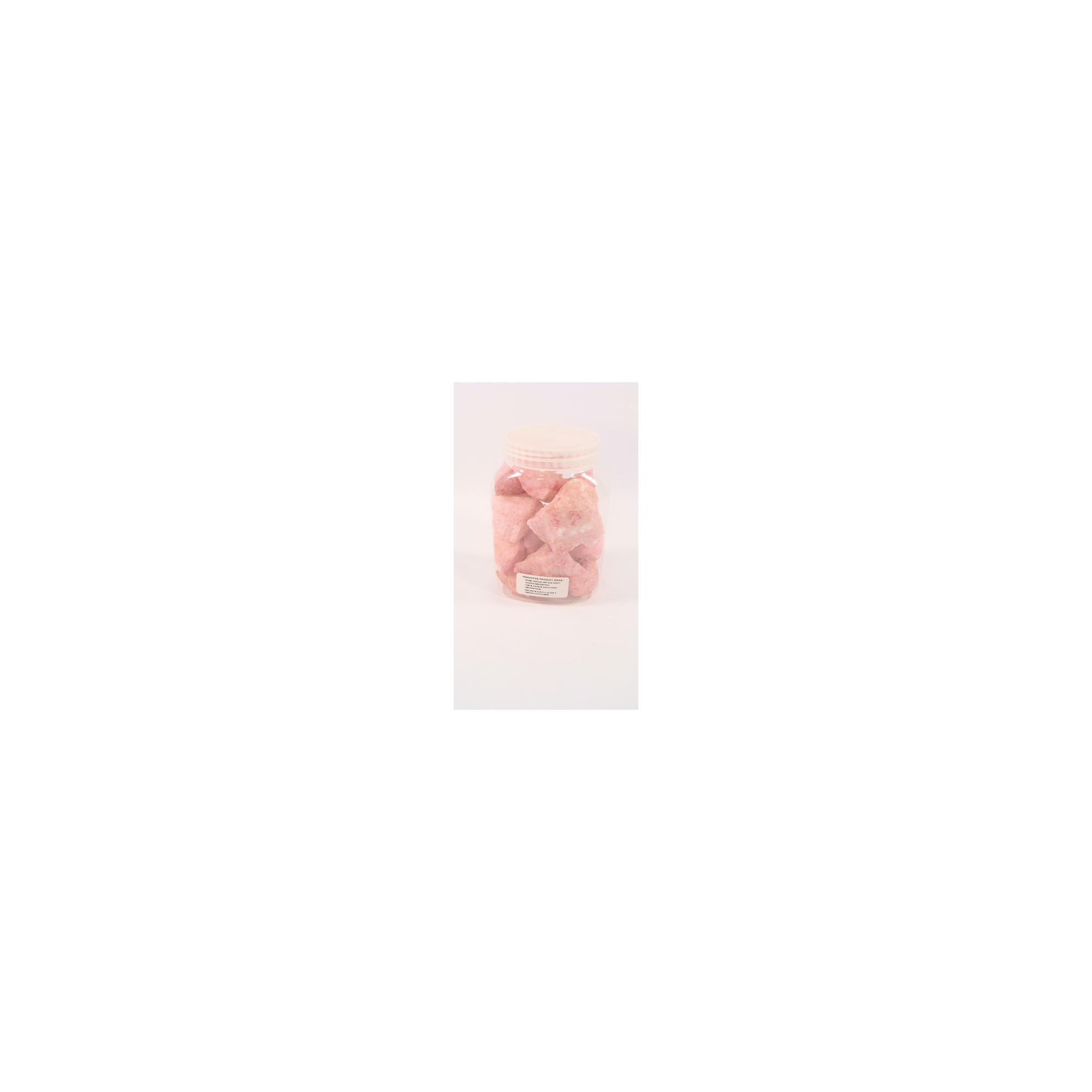 Dekorkő dobozban 6-8cm 1.3kg krém/pink
