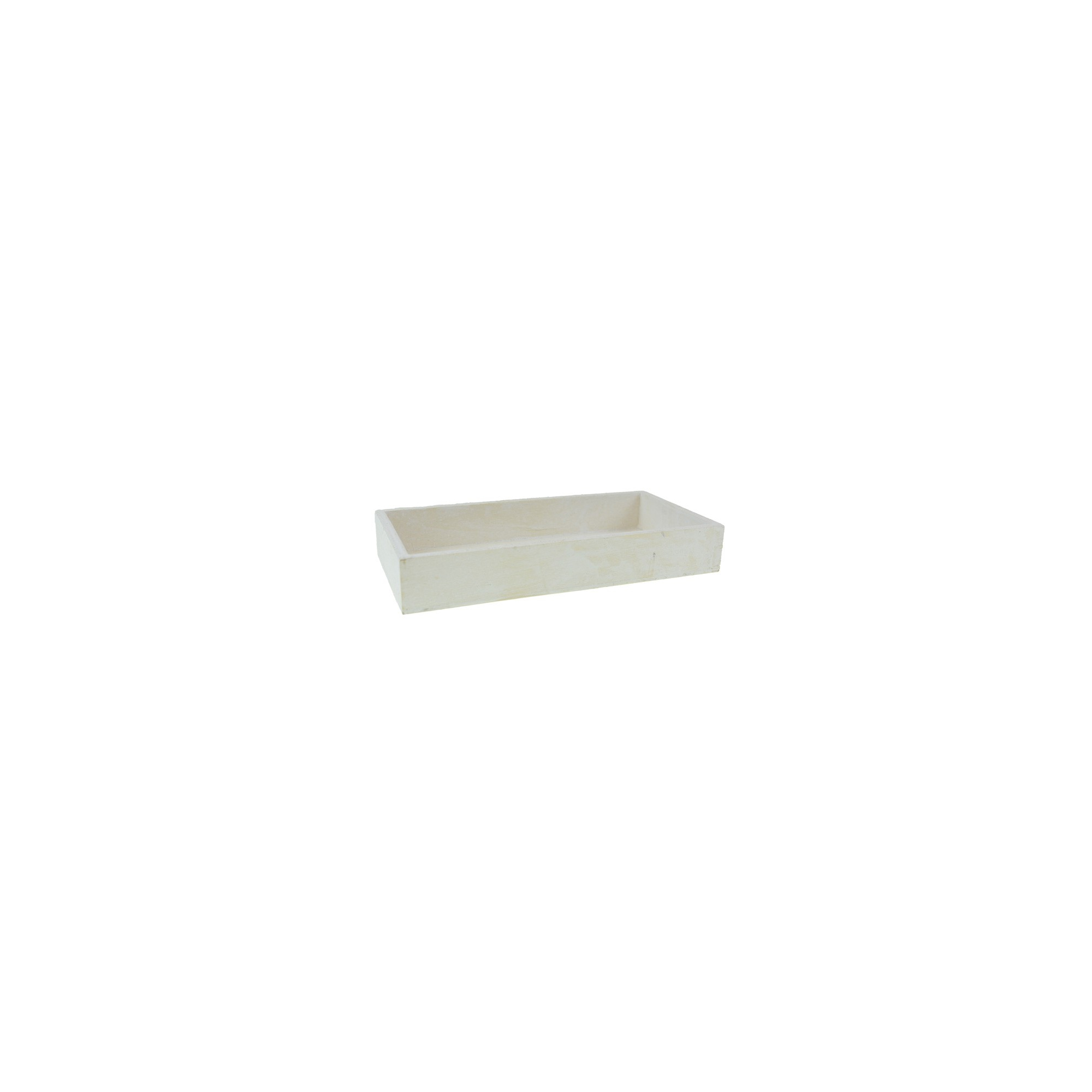 Doboz fa 20*10*3,2cm fehér