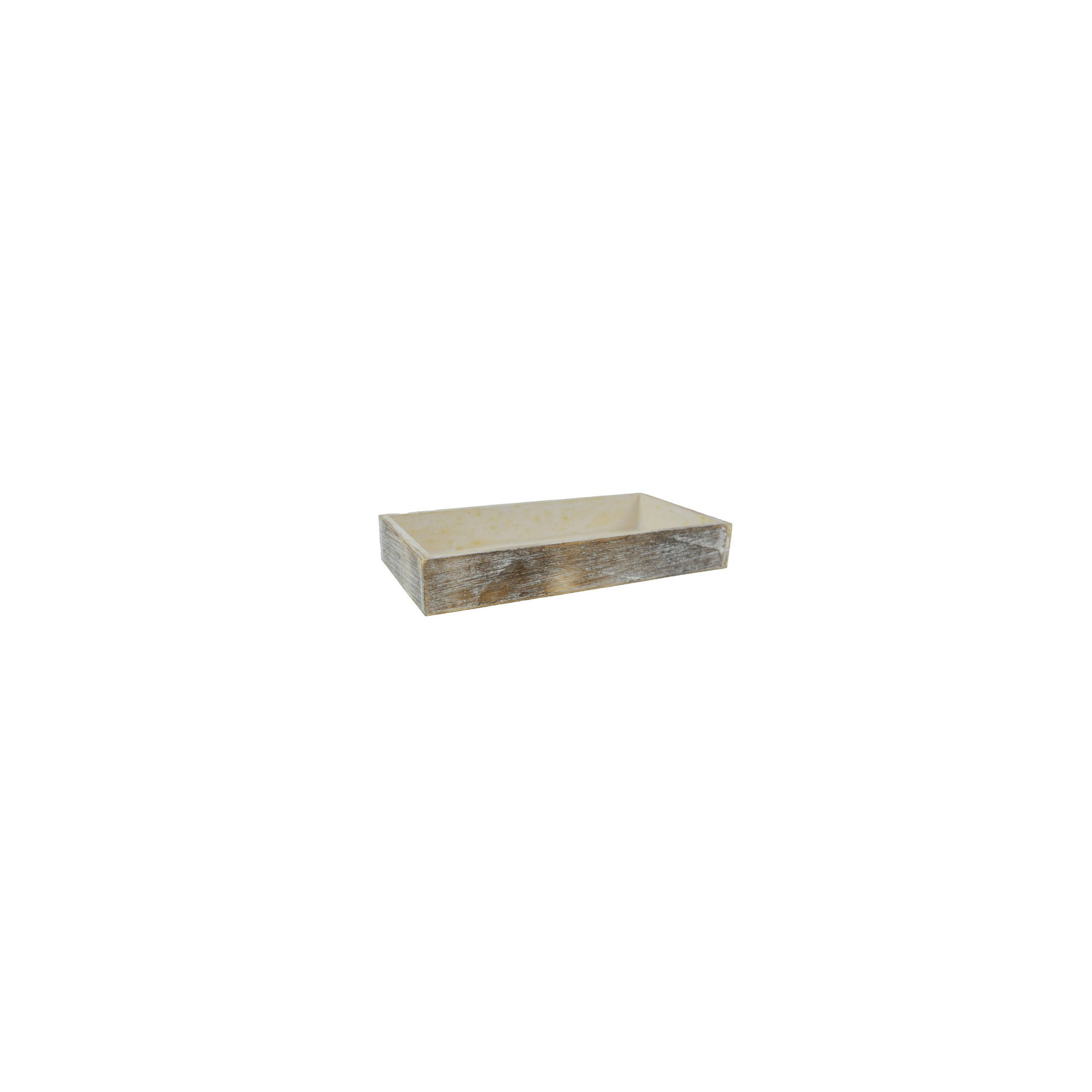 Doboz fa 20*10*3,2cm koptatott szürke