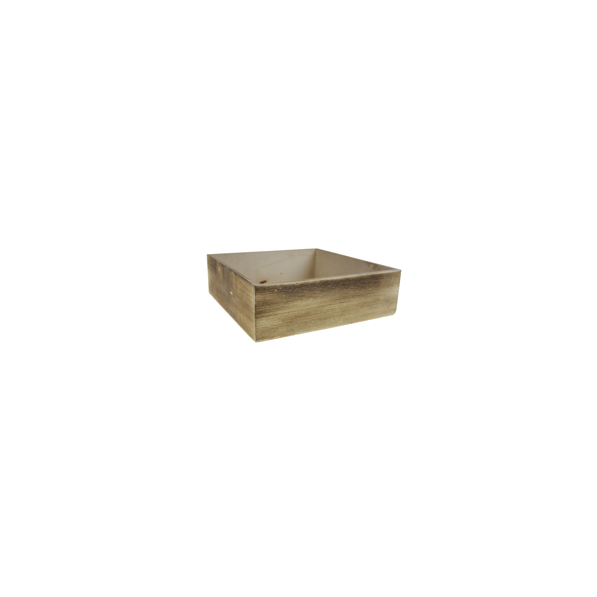 Doboz fa 20*20*6cm natúr