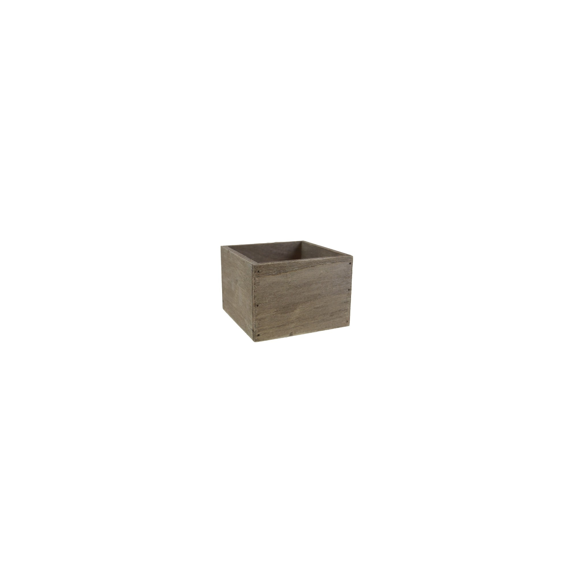 Doboz fa rusztikus 9*9*8cm barna