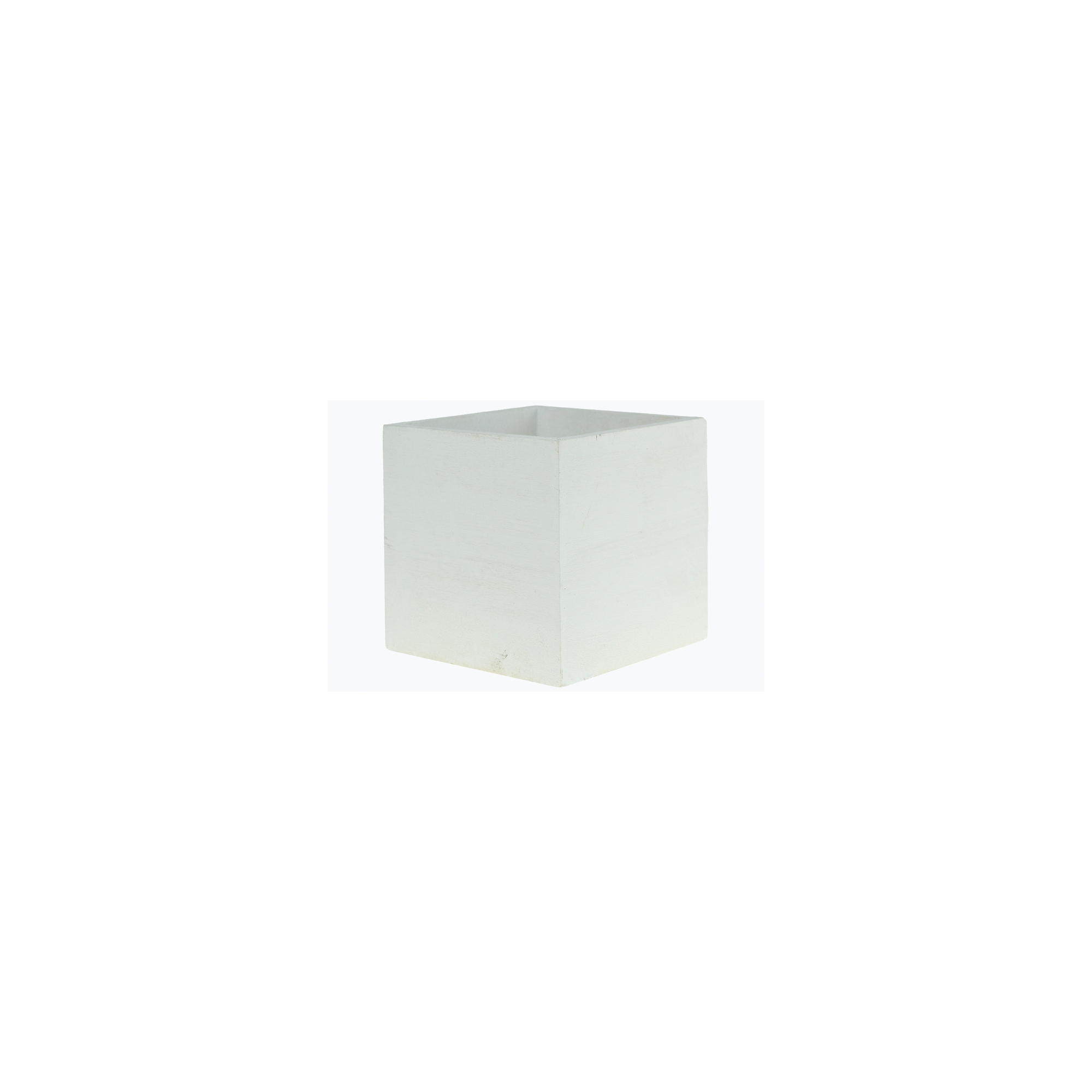 Doboz fa szögletes 12*12*12cm fehér