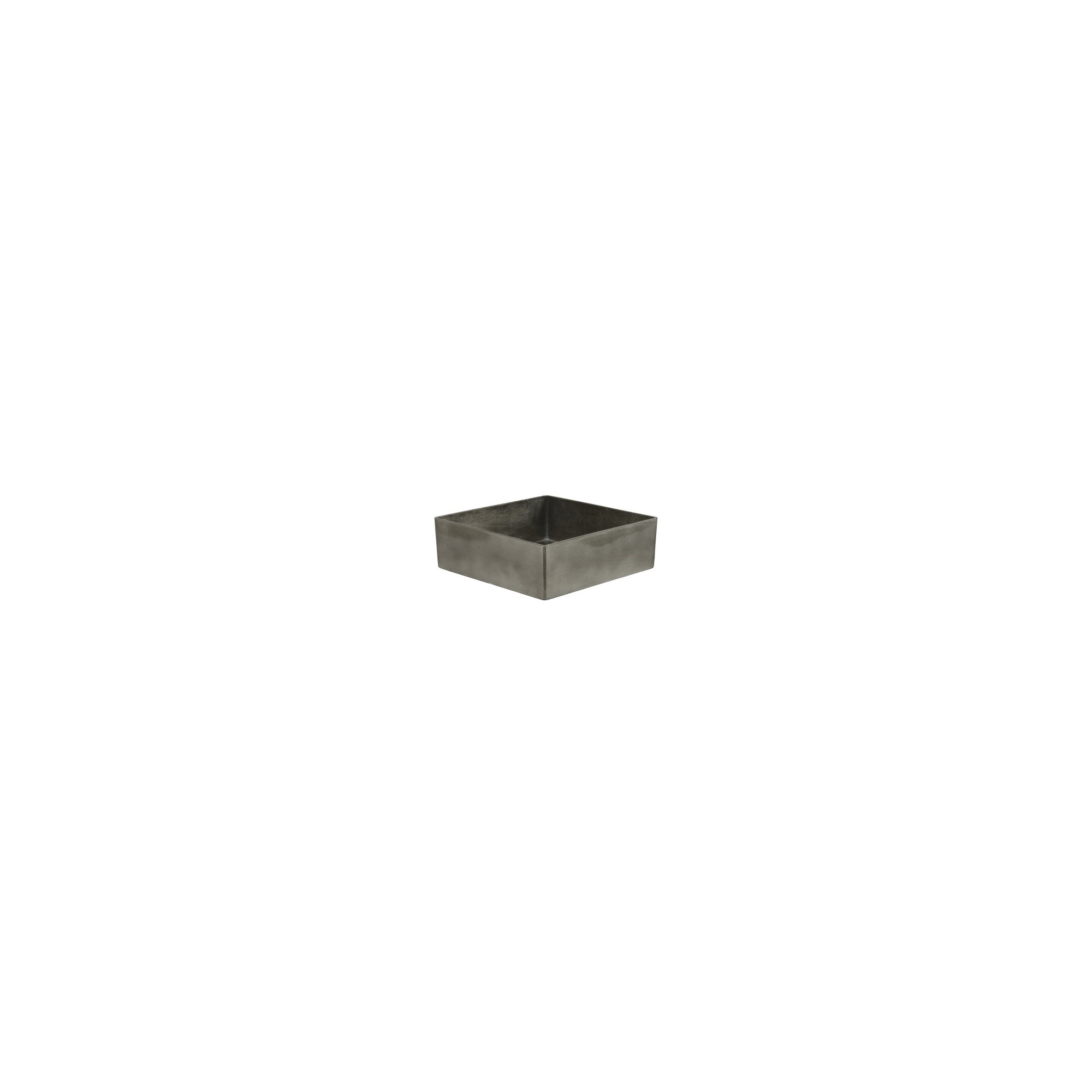Tál plasztik 20x20x6cm gránit zöld