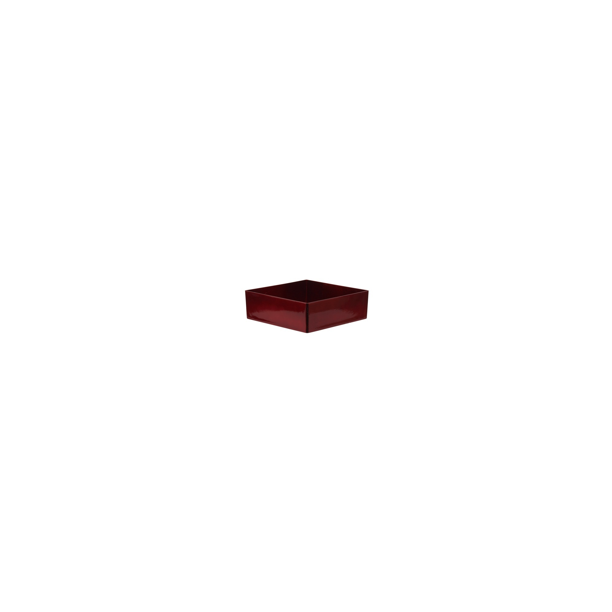 Tál plasztik 20x20x6cm piros