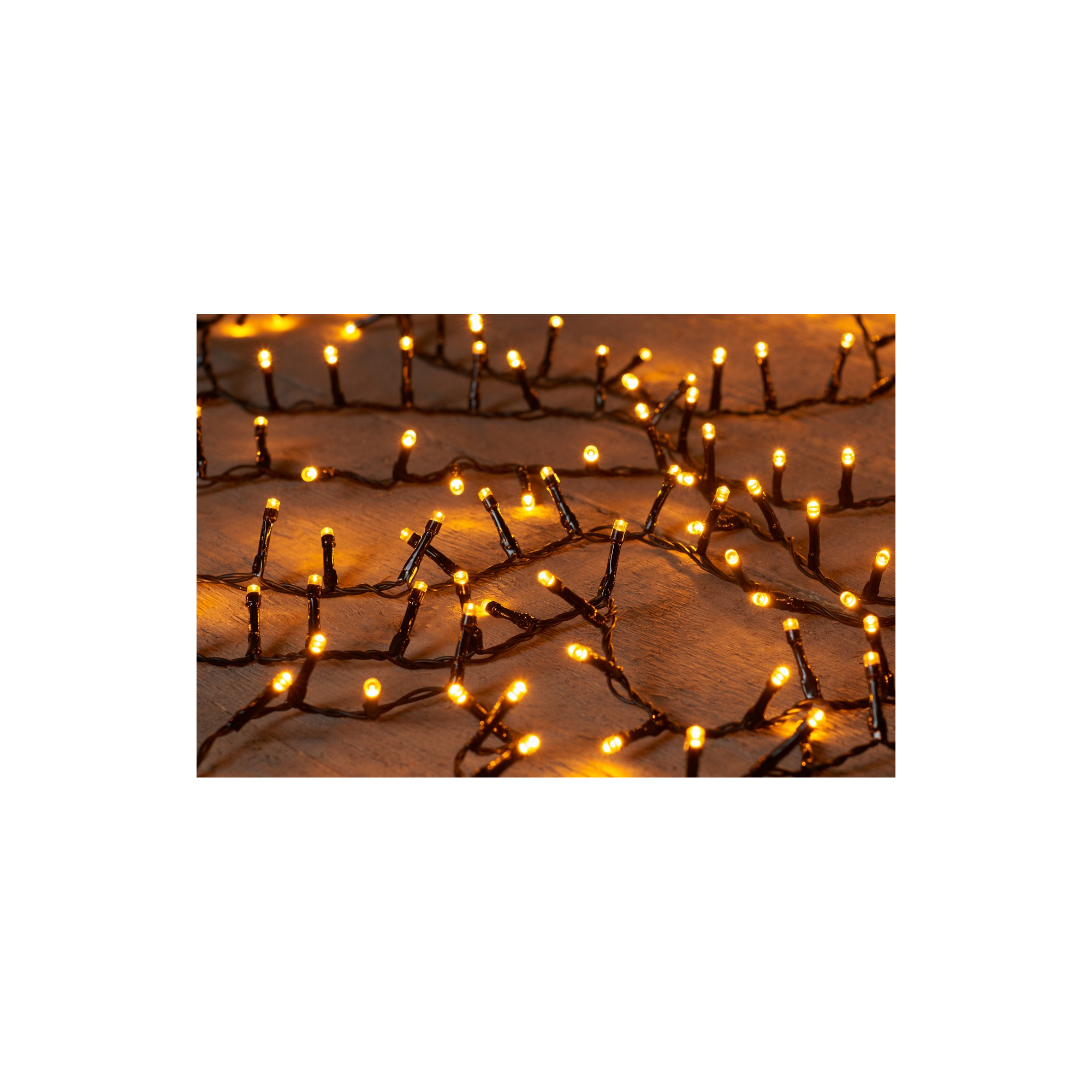 Égősor 500LED/12m időzítővel fekete