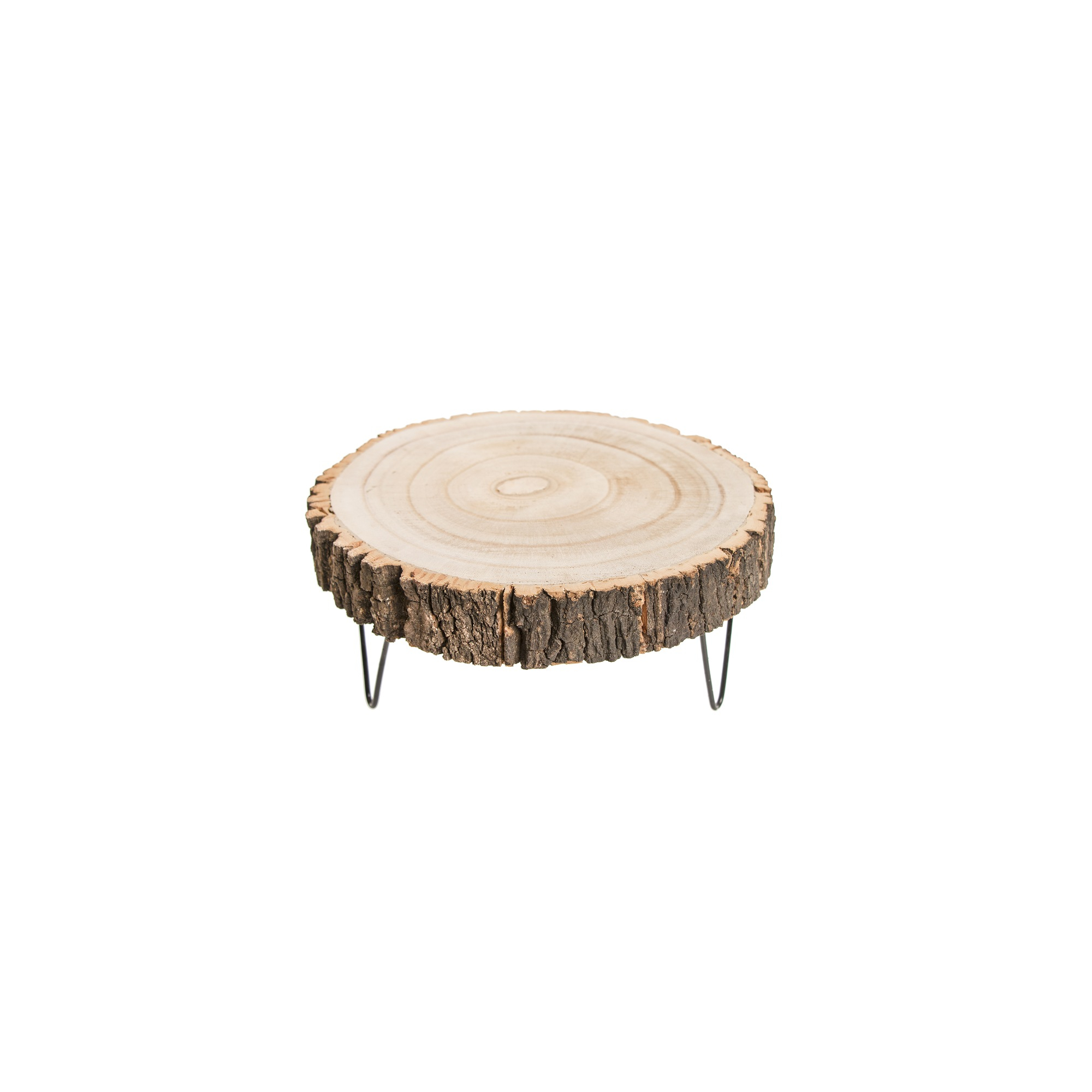 Fakorong műa. D25cmxH12cm natúr