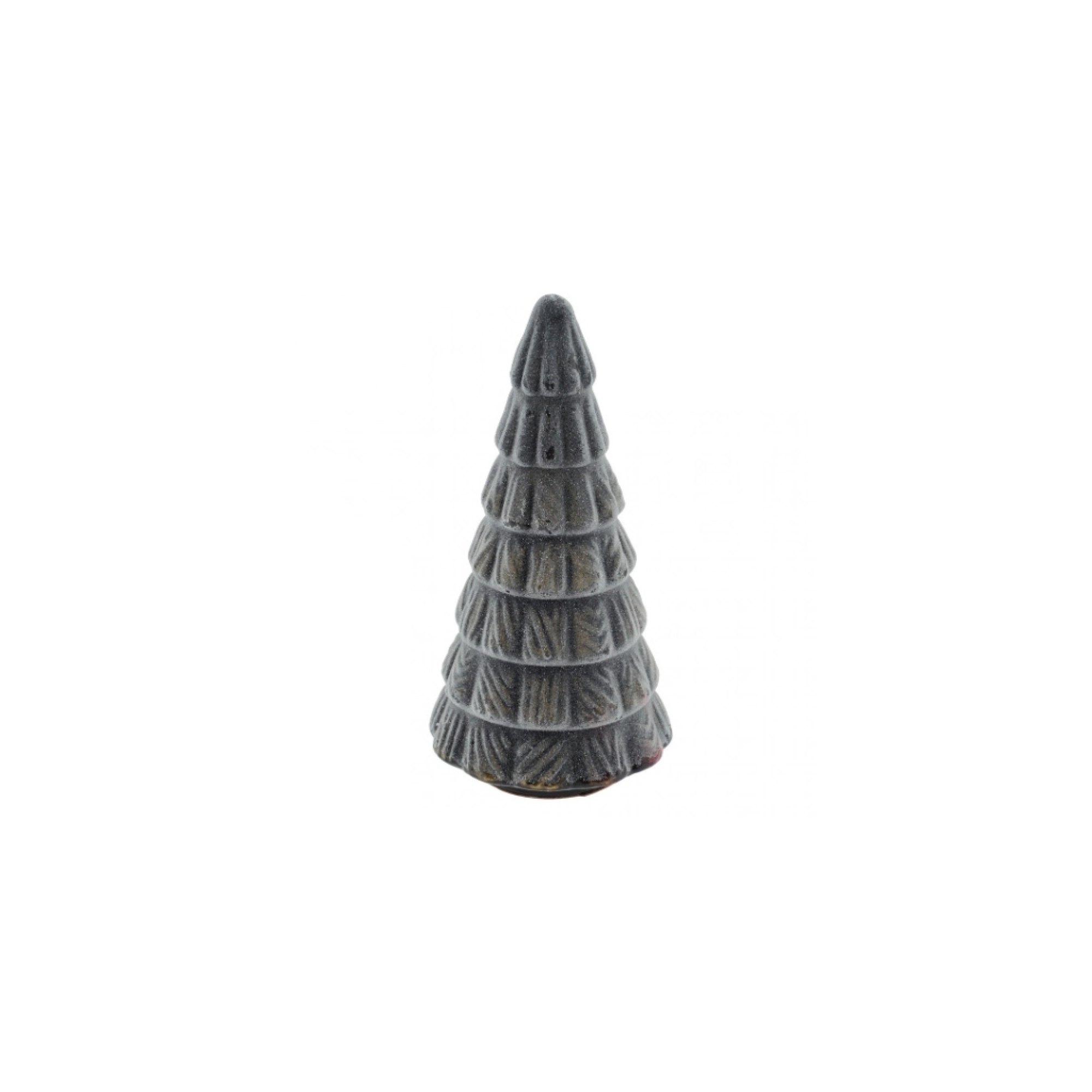 Fenyő kerámia 27cm szürke