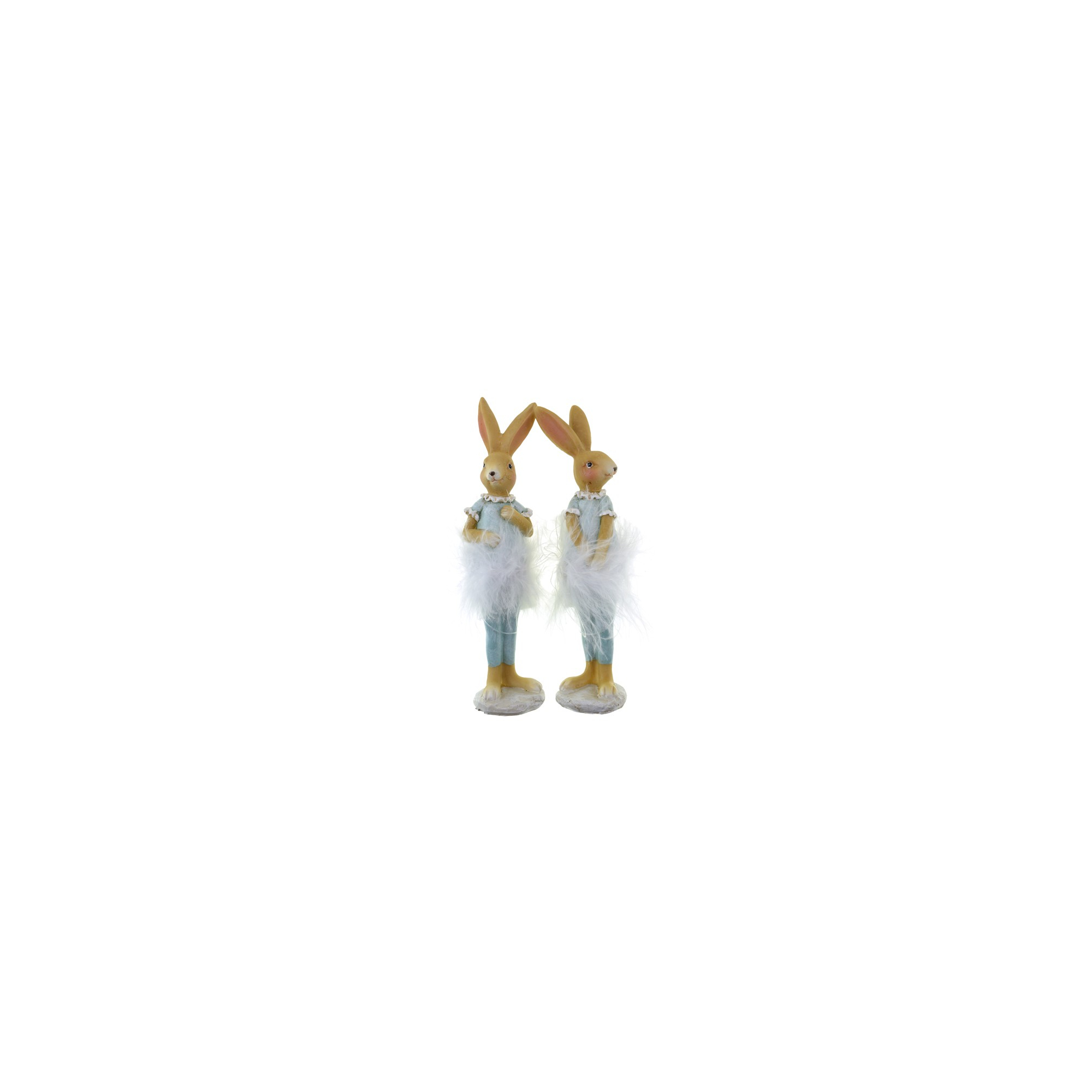 Figura balettnyuszi poly 4*4.5*15cm 2féle kék