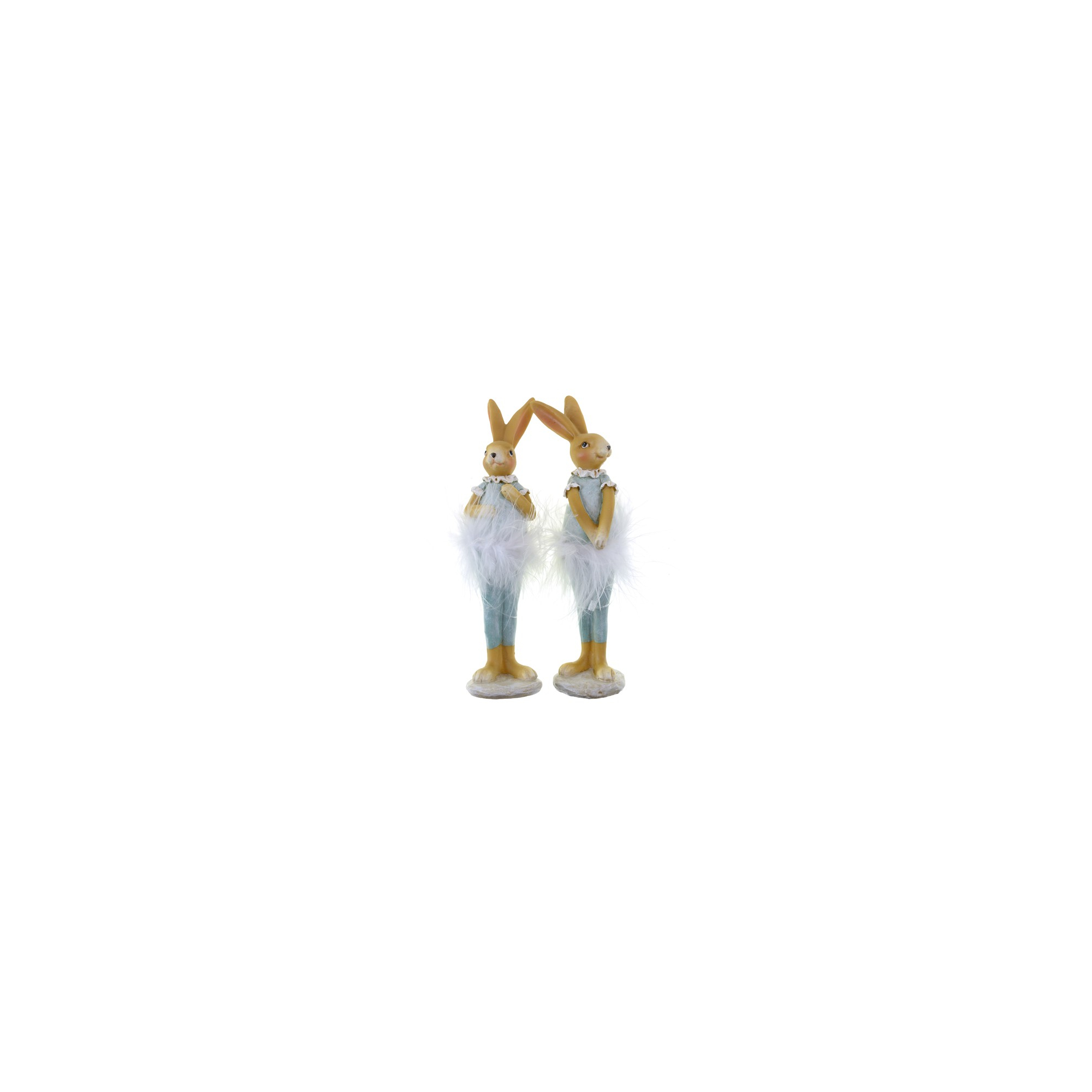 Figura balettnyuszi poly 5*5*19.5cm 2féle kék