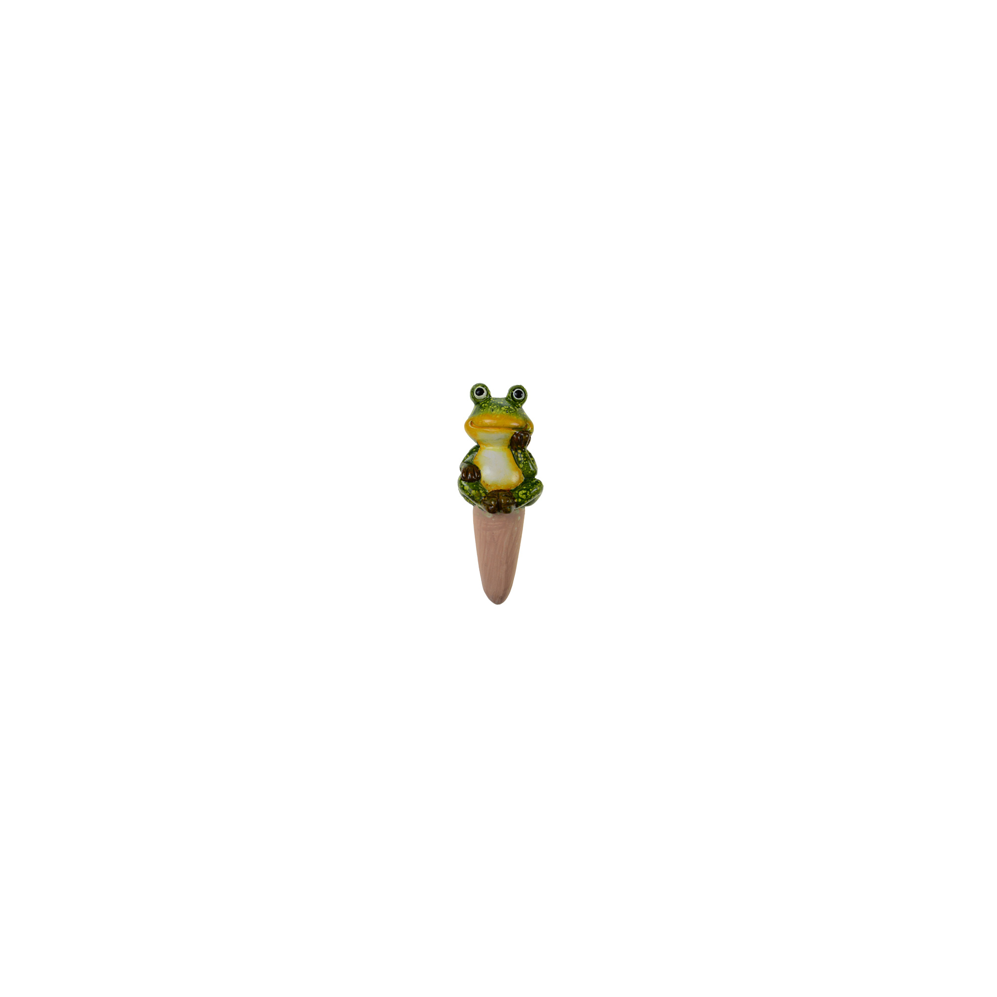 Figura béka kerámai 7*7*17cm zöld