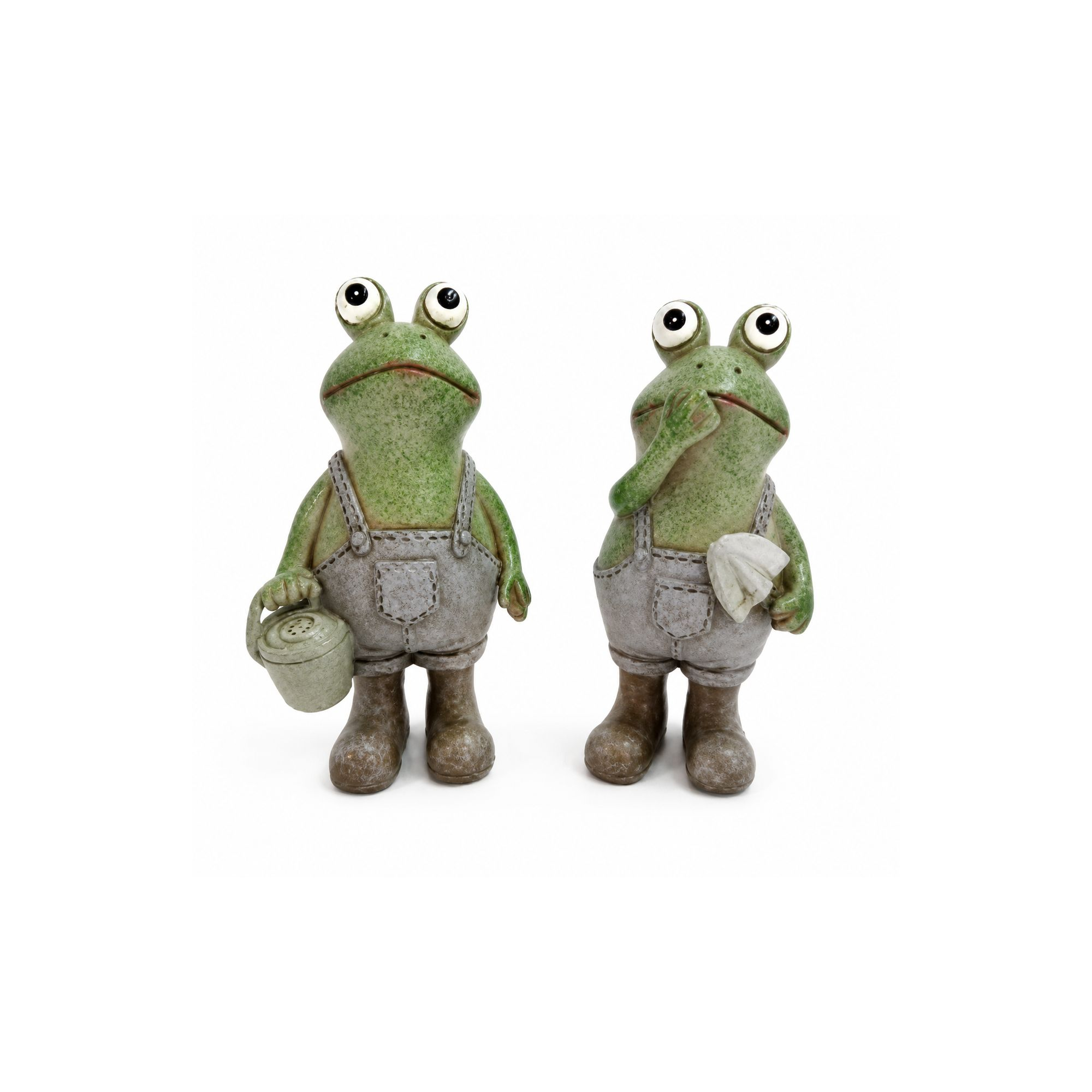 Figura béka poly 5.5*3.5*10cm 2féle zöld