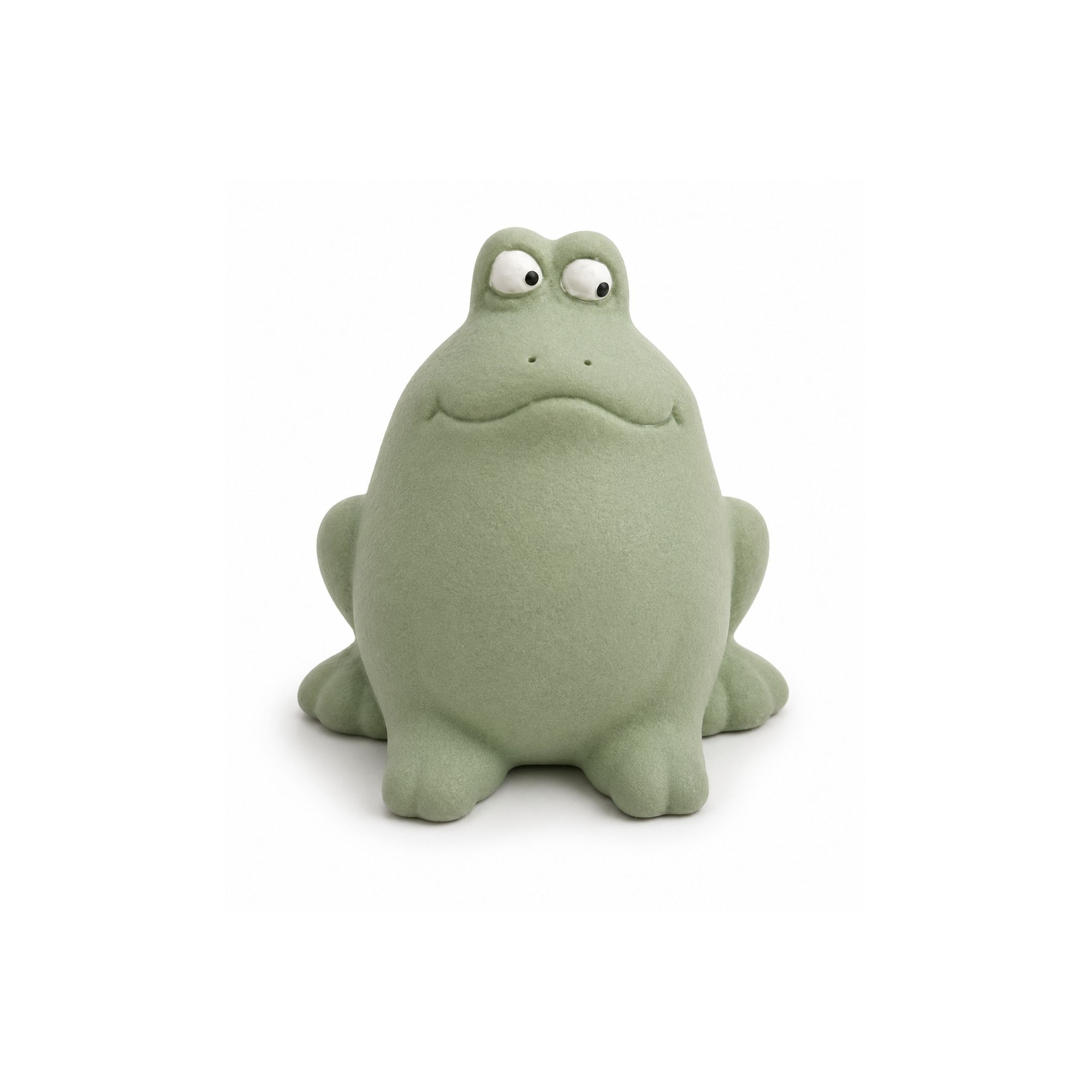 Figura béka porcelán 7.5*6*7.5cm zöld