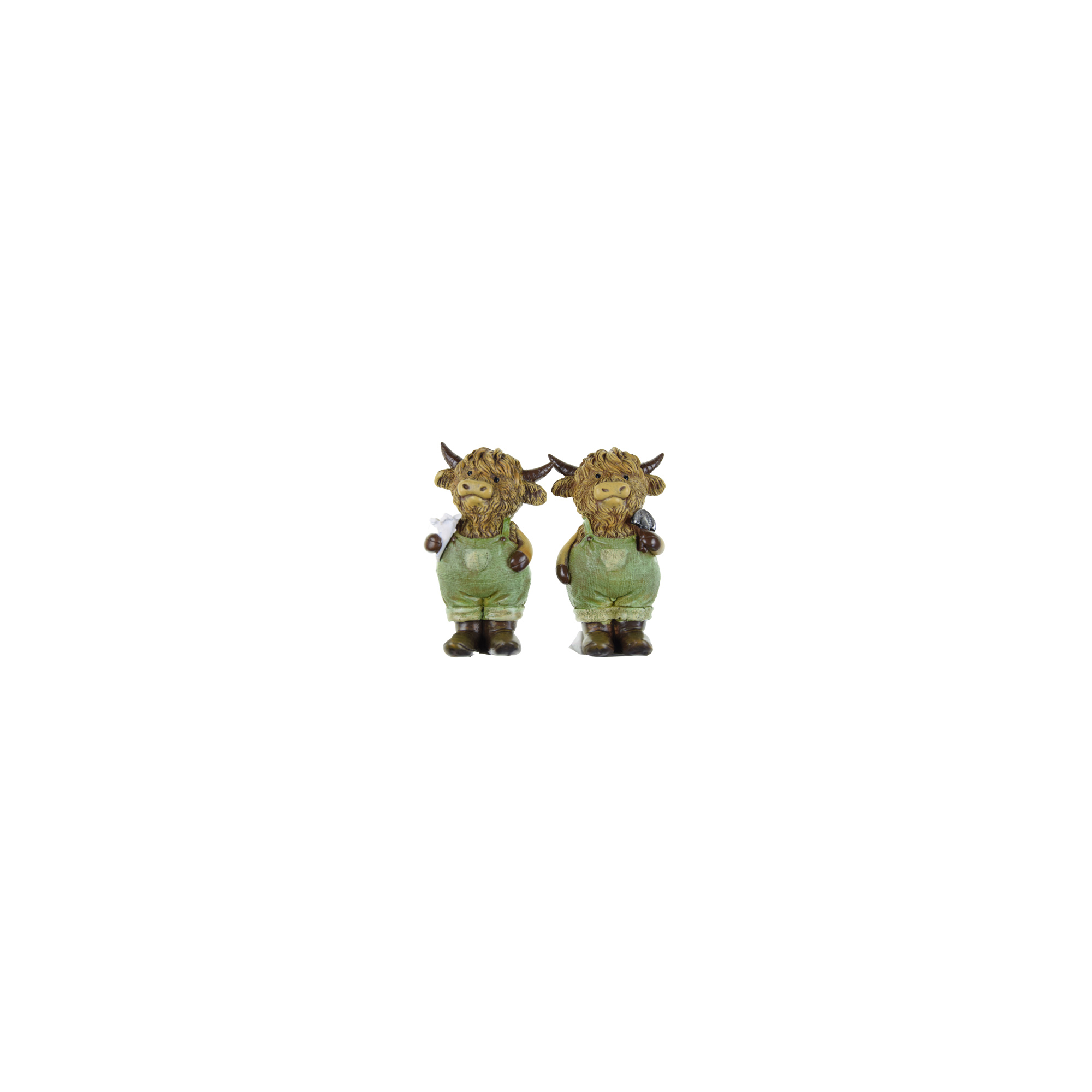 Figura bivaly poly 5.5*4*10cm 2féle zöld