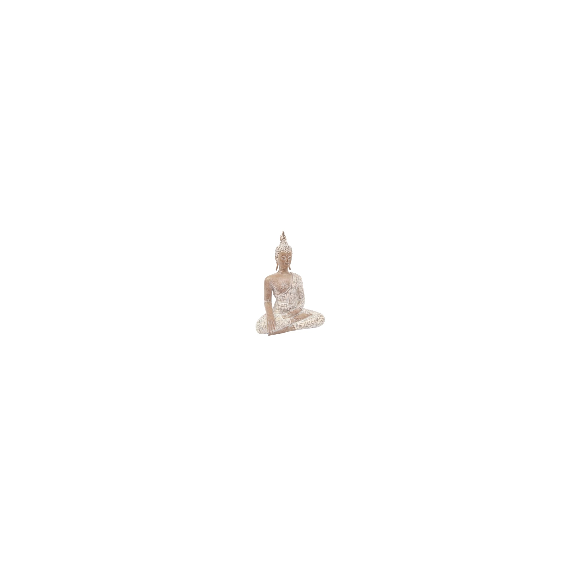 Figura buddha poly 20cm arany