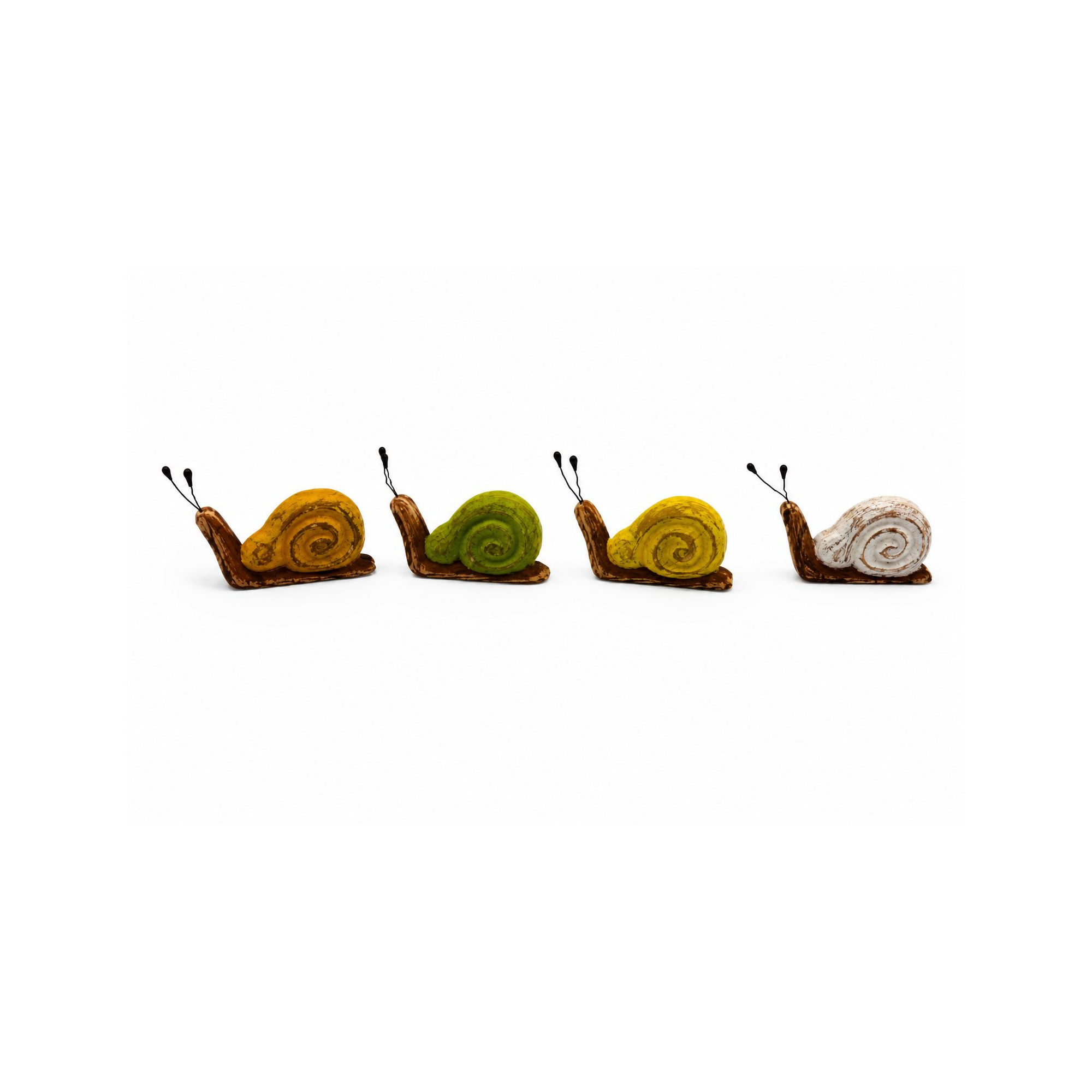 Figura csiga fa 7*1.5*5.5cm többféle barna