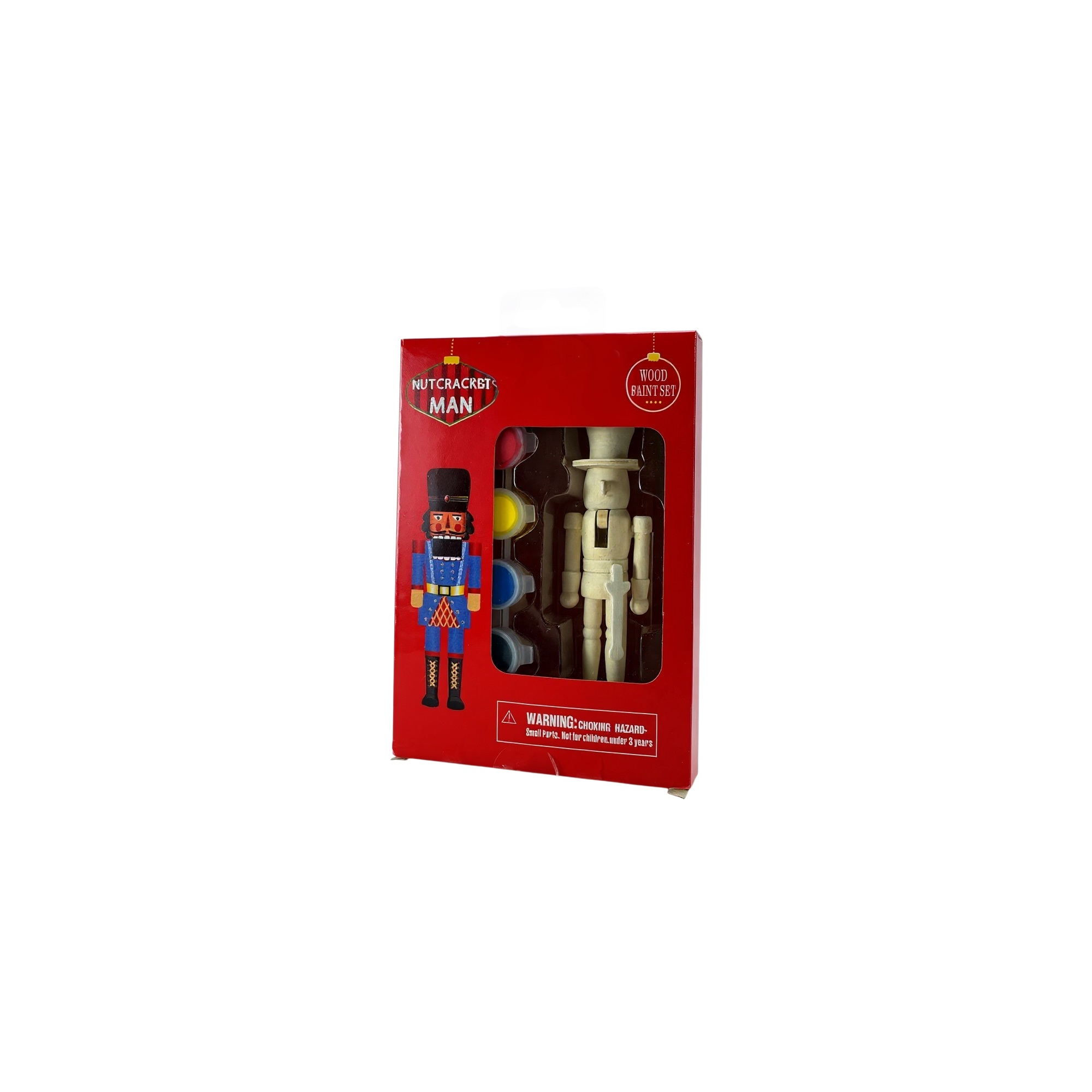 Figura diótörő fa 13cm festhető több féle