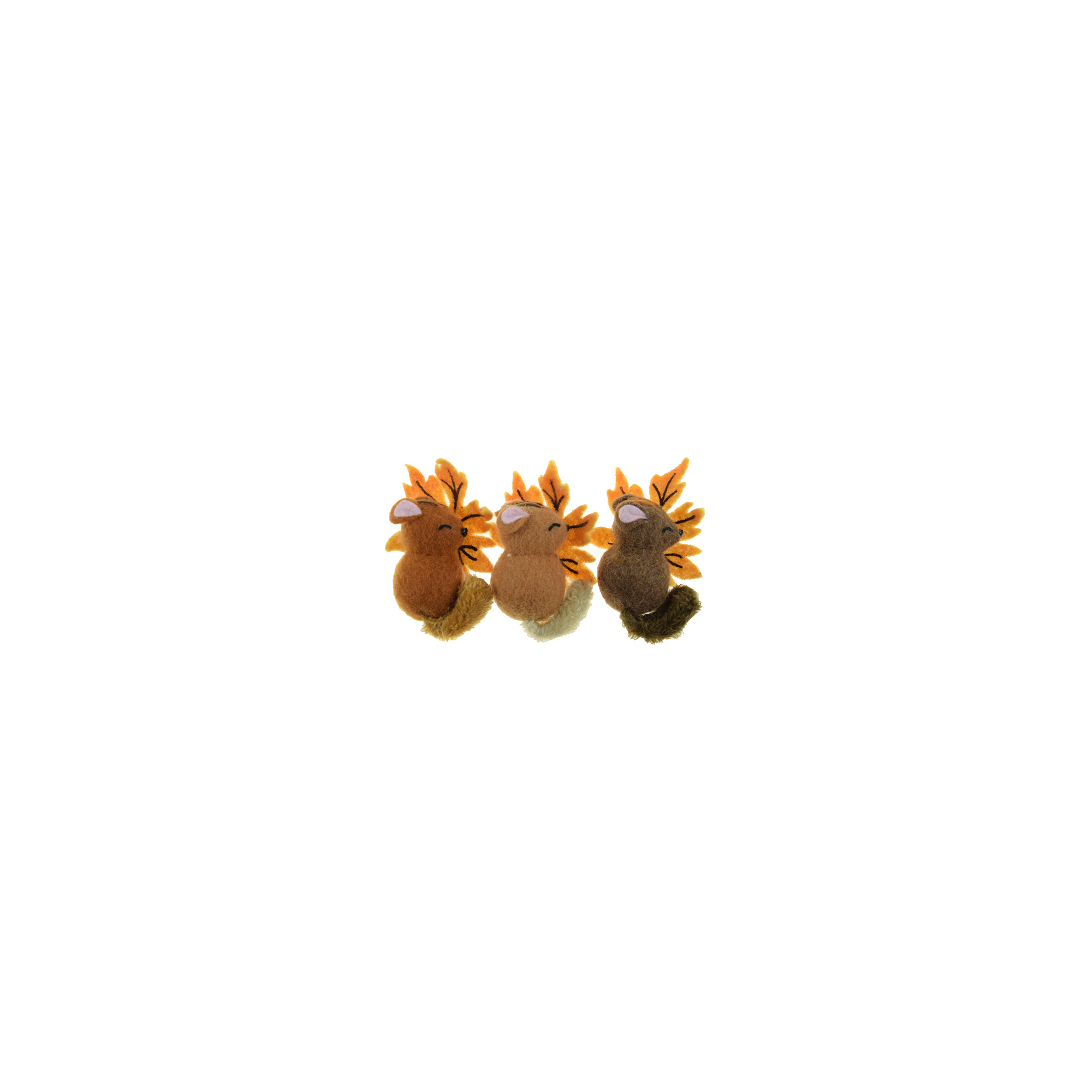 Figura egér textil 10cm barna többféle