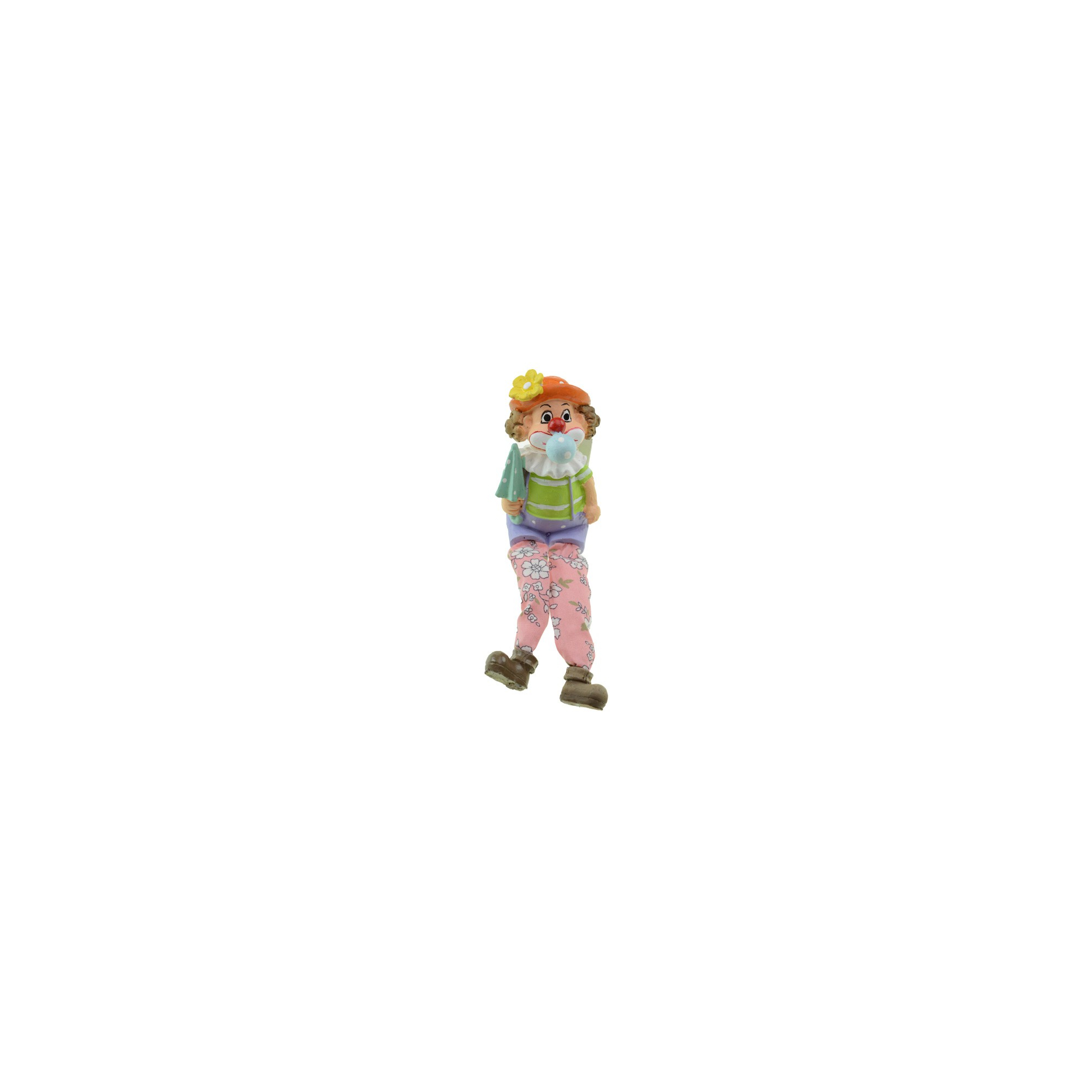 Figura Elf poly 5,5*5*18cm lógólábú rózsaszín