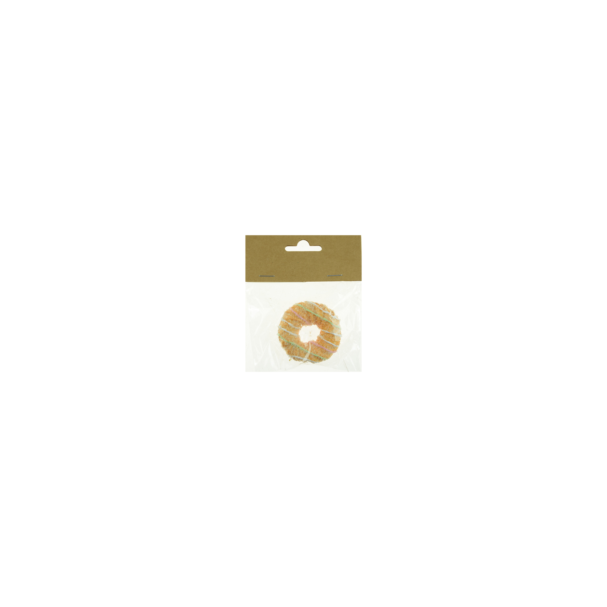 Figura fánk poly 5,3cm barna