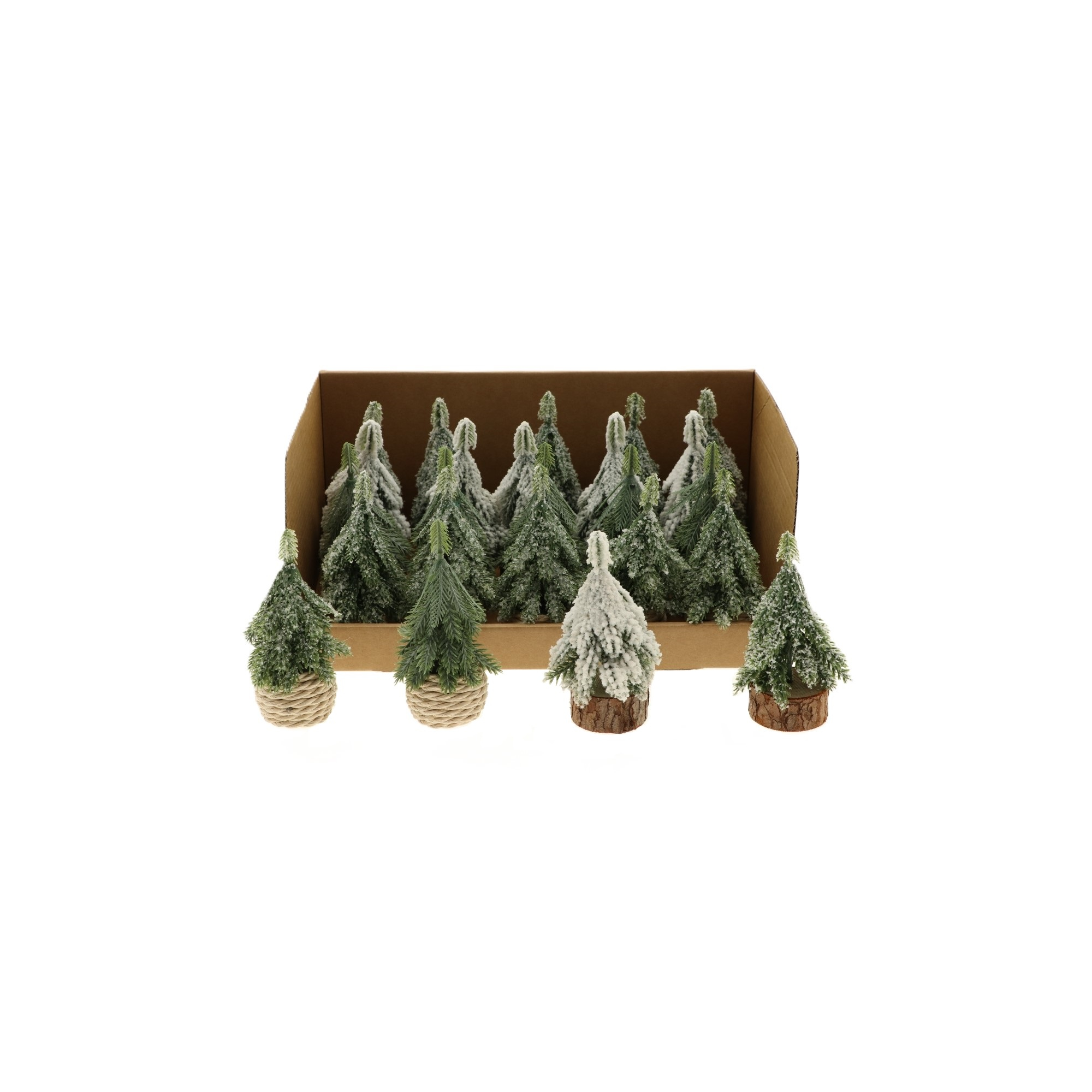 Figura fenyő 11cm 4féle zöld