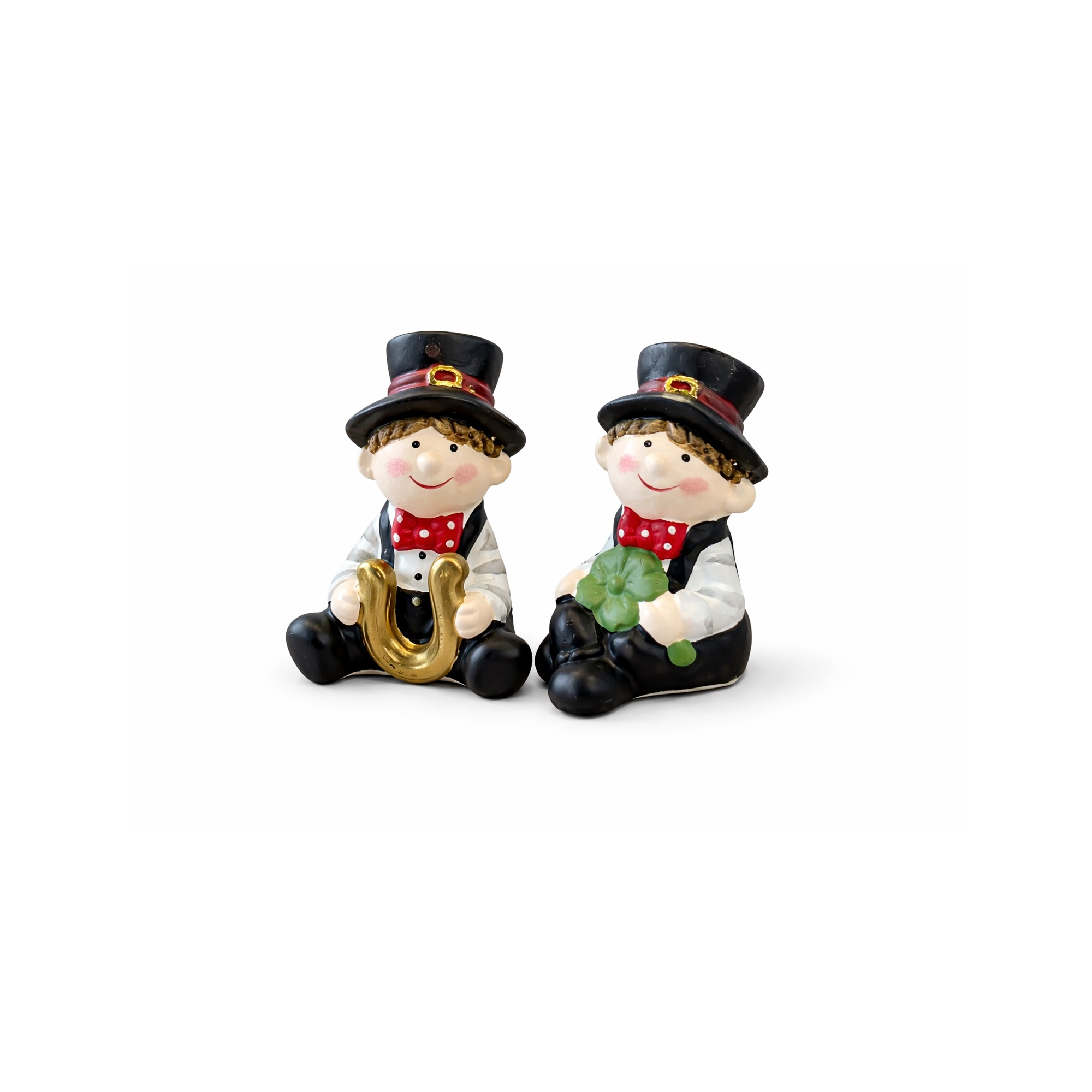 Figura fiú kerámia 6,5*5*9cm 2féle fekete