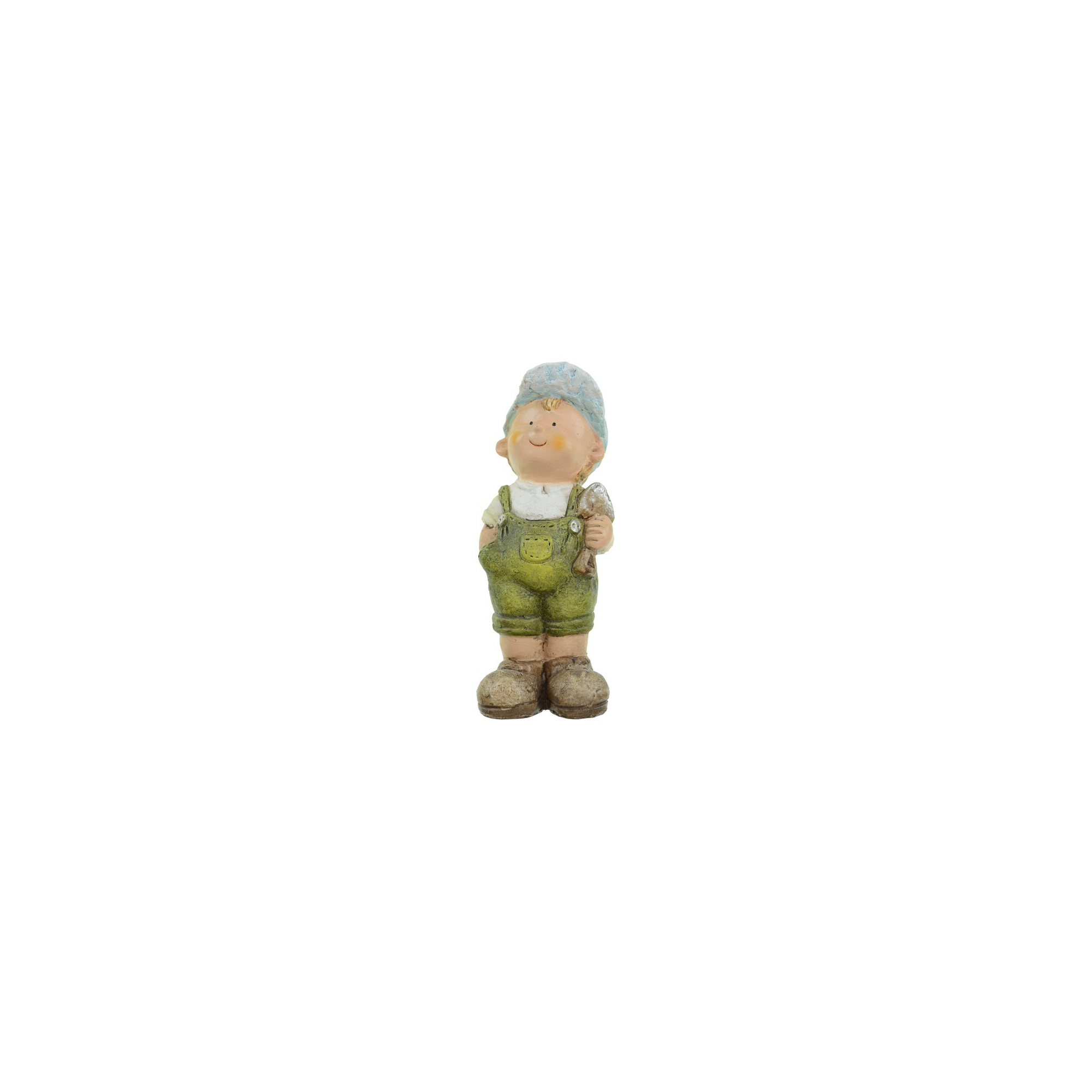 Figura fiú poly 17cm zöld