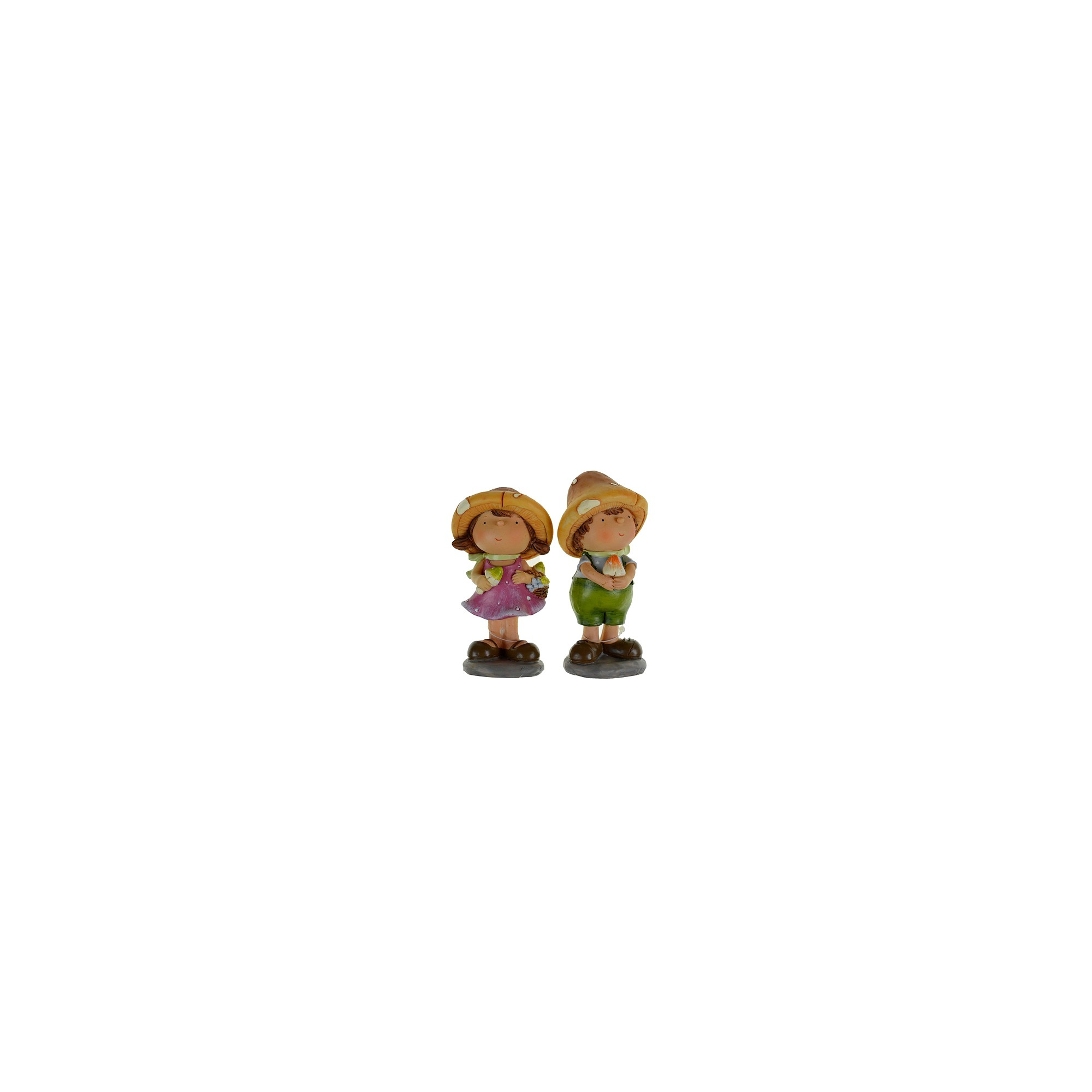 Figura fiú/lány poly gomba forma 11cm