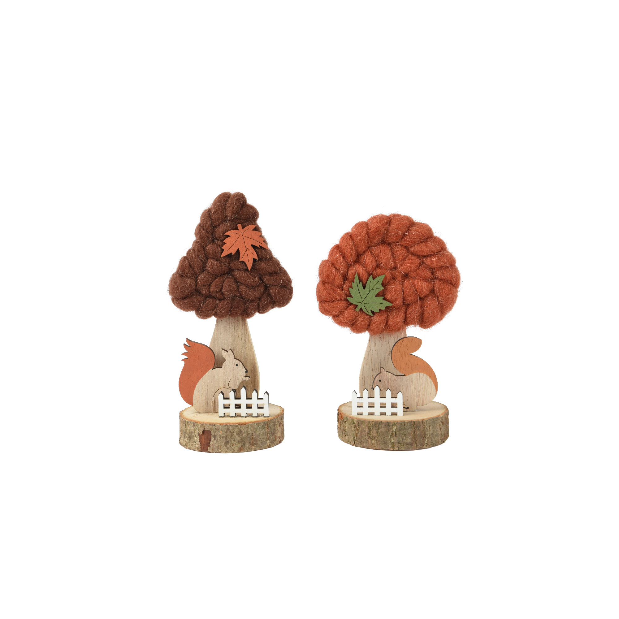 Figura gomba fa/textil 17cm többféle