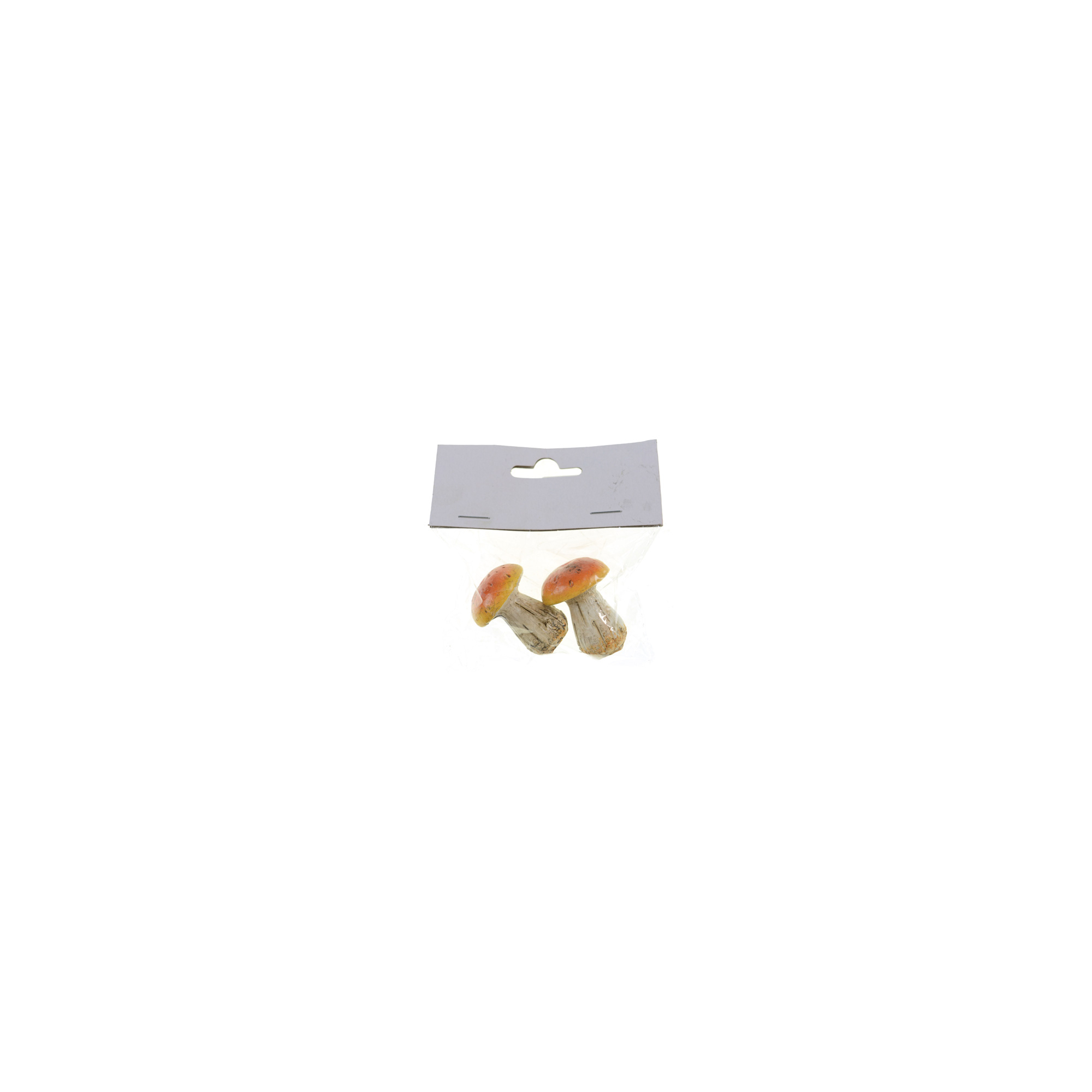 Figura gomba poly 3*3*3,9cm s/2 narancs