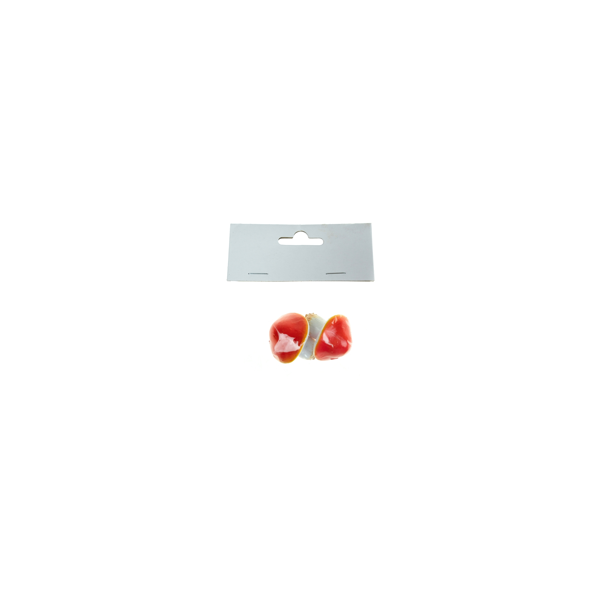 Figura gomba poly 3,8*2,4cm s/2 narancs