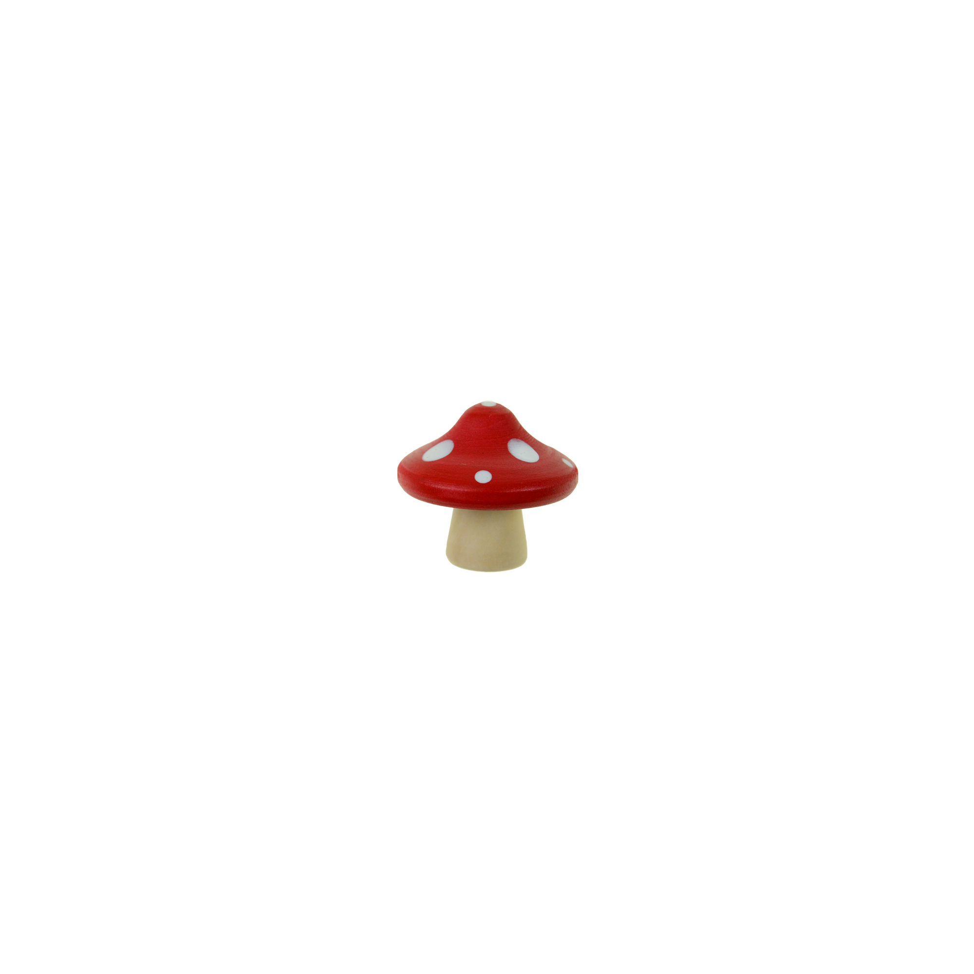Figura gomba poly 4*4*3.8cm piros