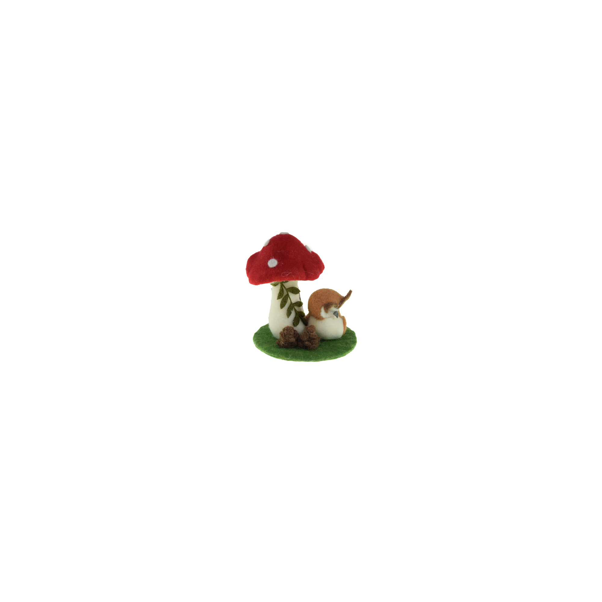 Figura gomba textil 42cm többféle