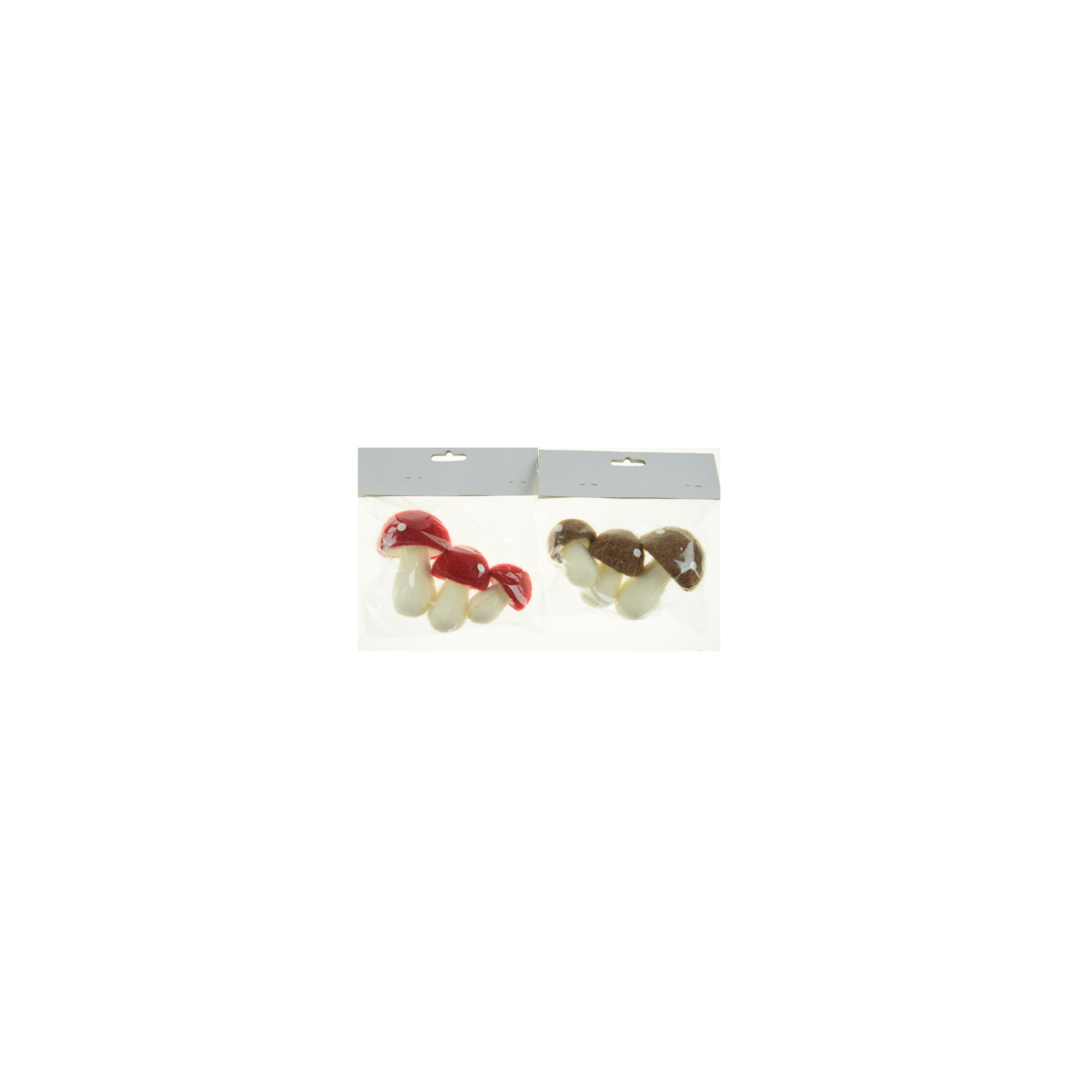 Figura gomba textil 6cm s/3 többféle