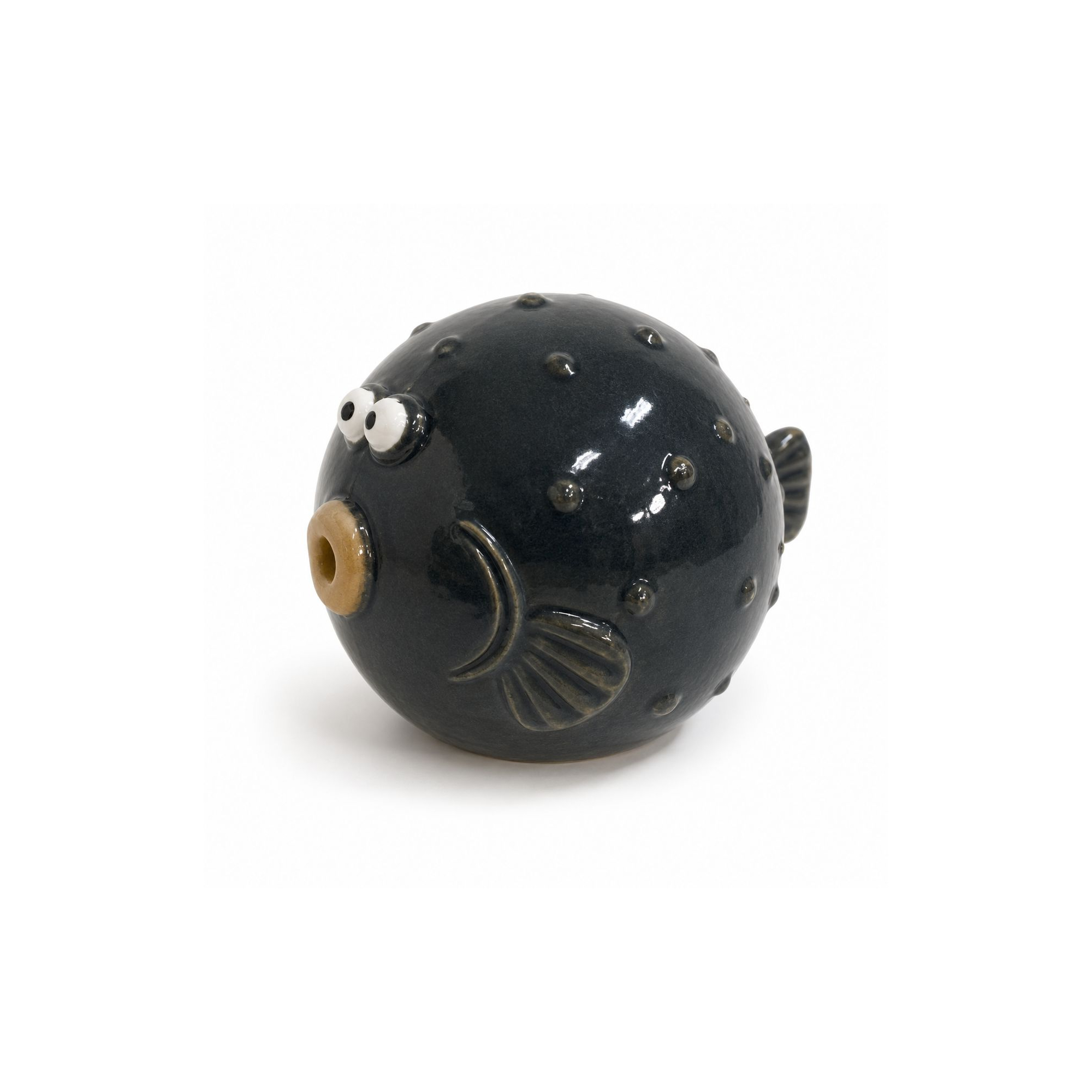 Figura gömbhal porcelán 7*9*6.5cm kék