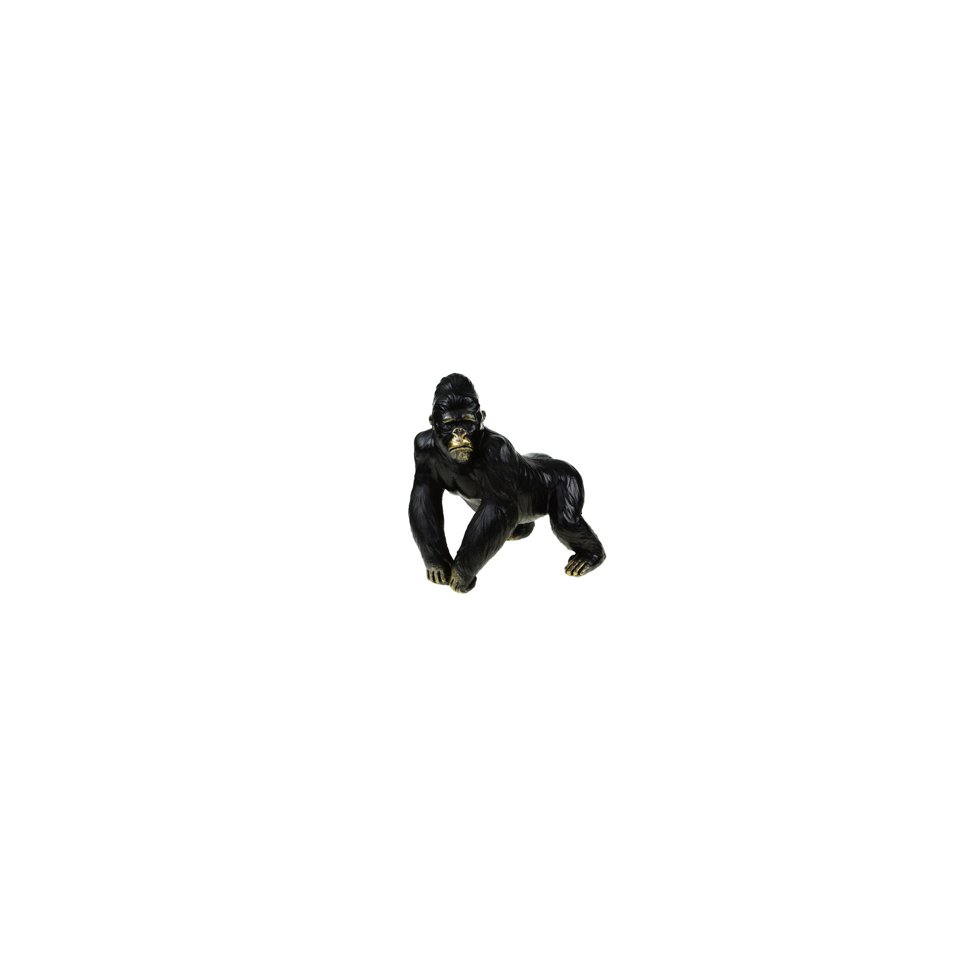 Figura gorilla poly 16*13.7*18cm fekete
