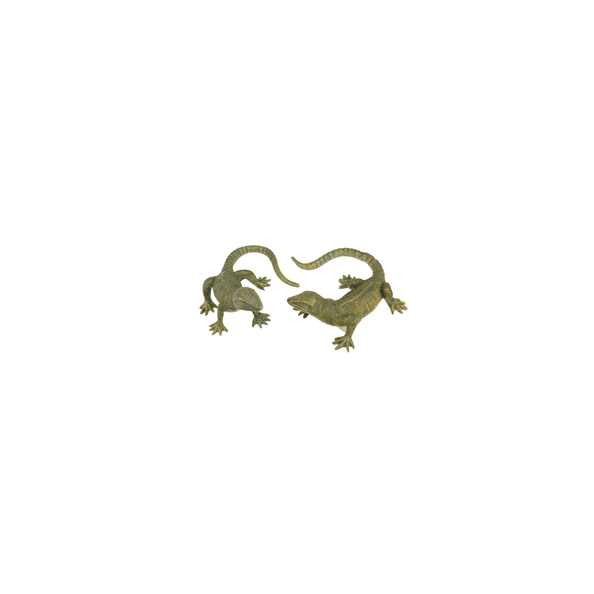 Figura gyík poly 17*12*7cm 2féle zöld