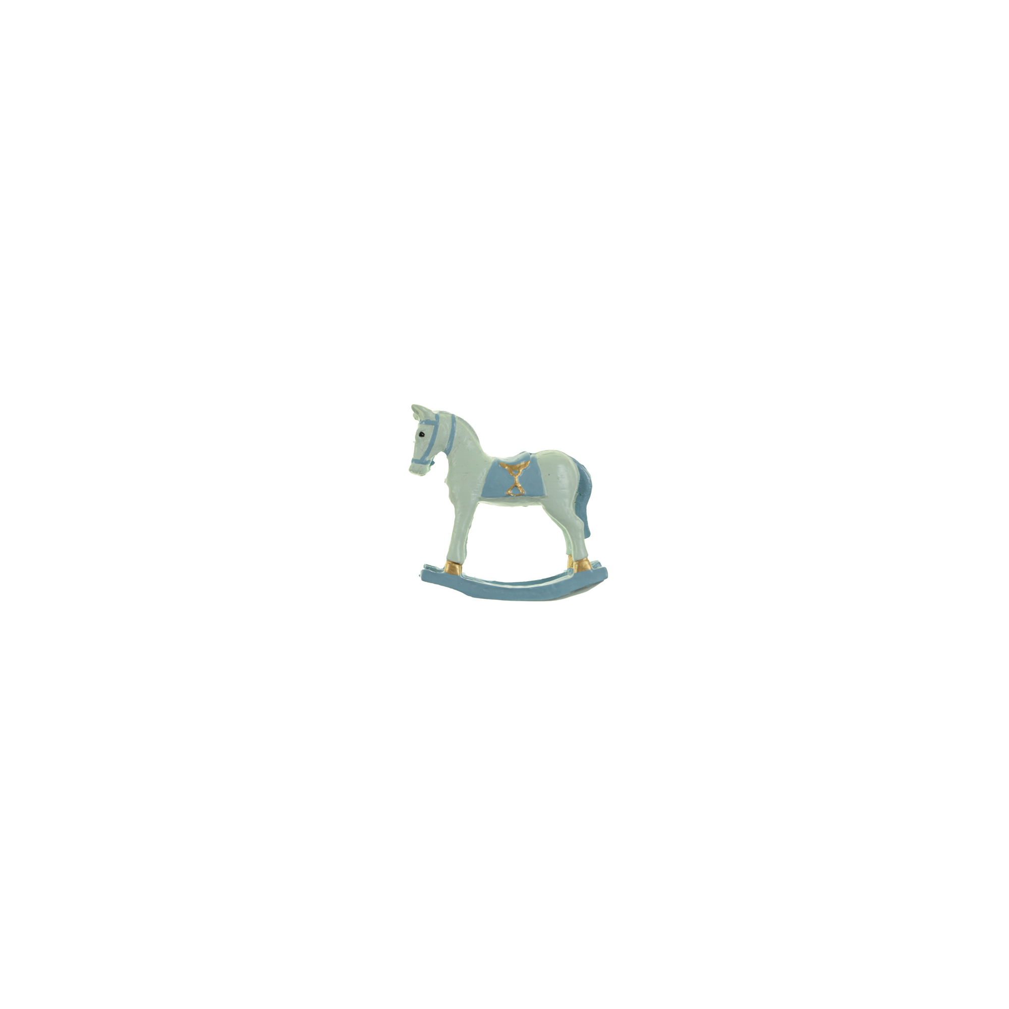 Figura hintaló poly 7*2,4*7,5cm türkiz