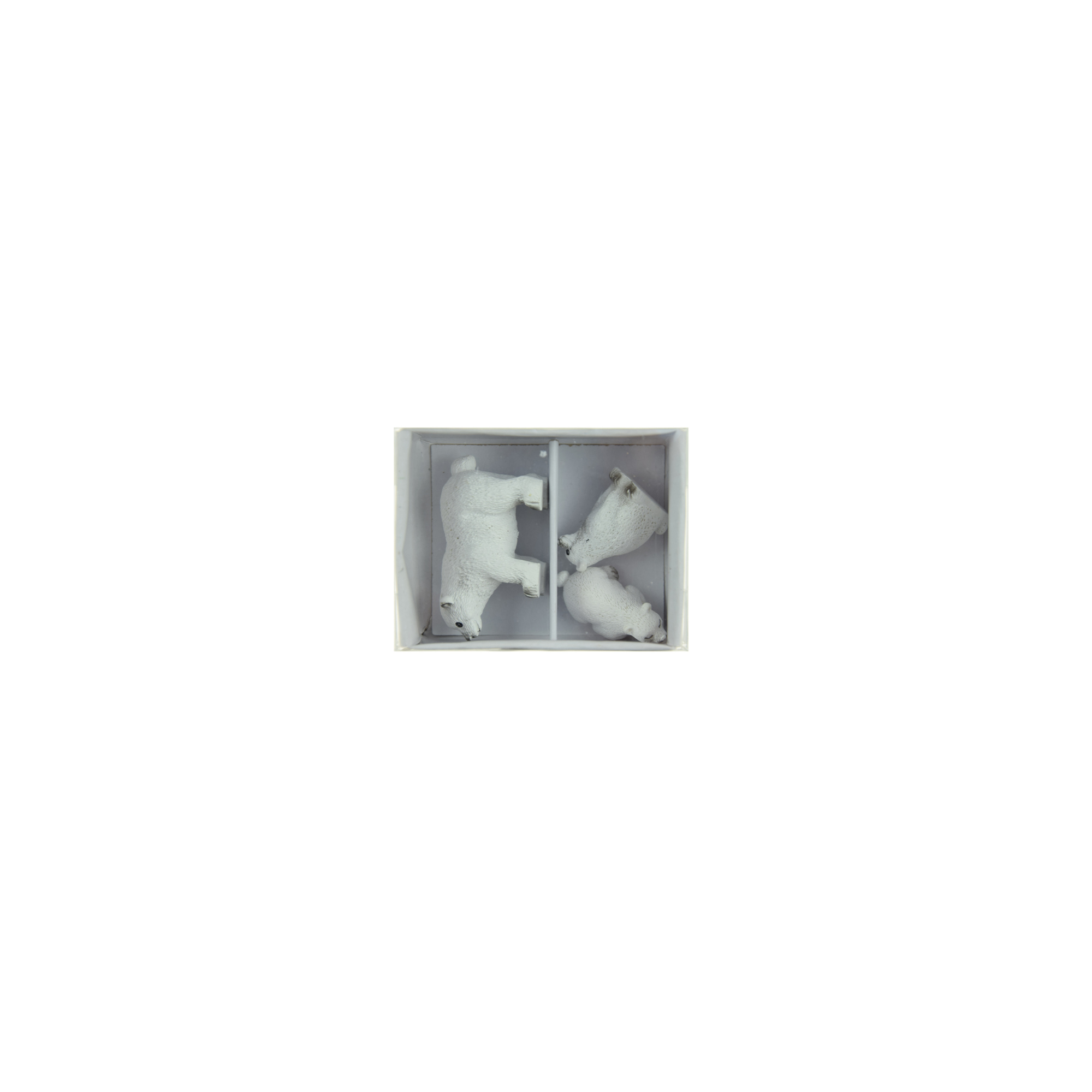 Figura jegesmedve poly 5,5cm s/3 fehér