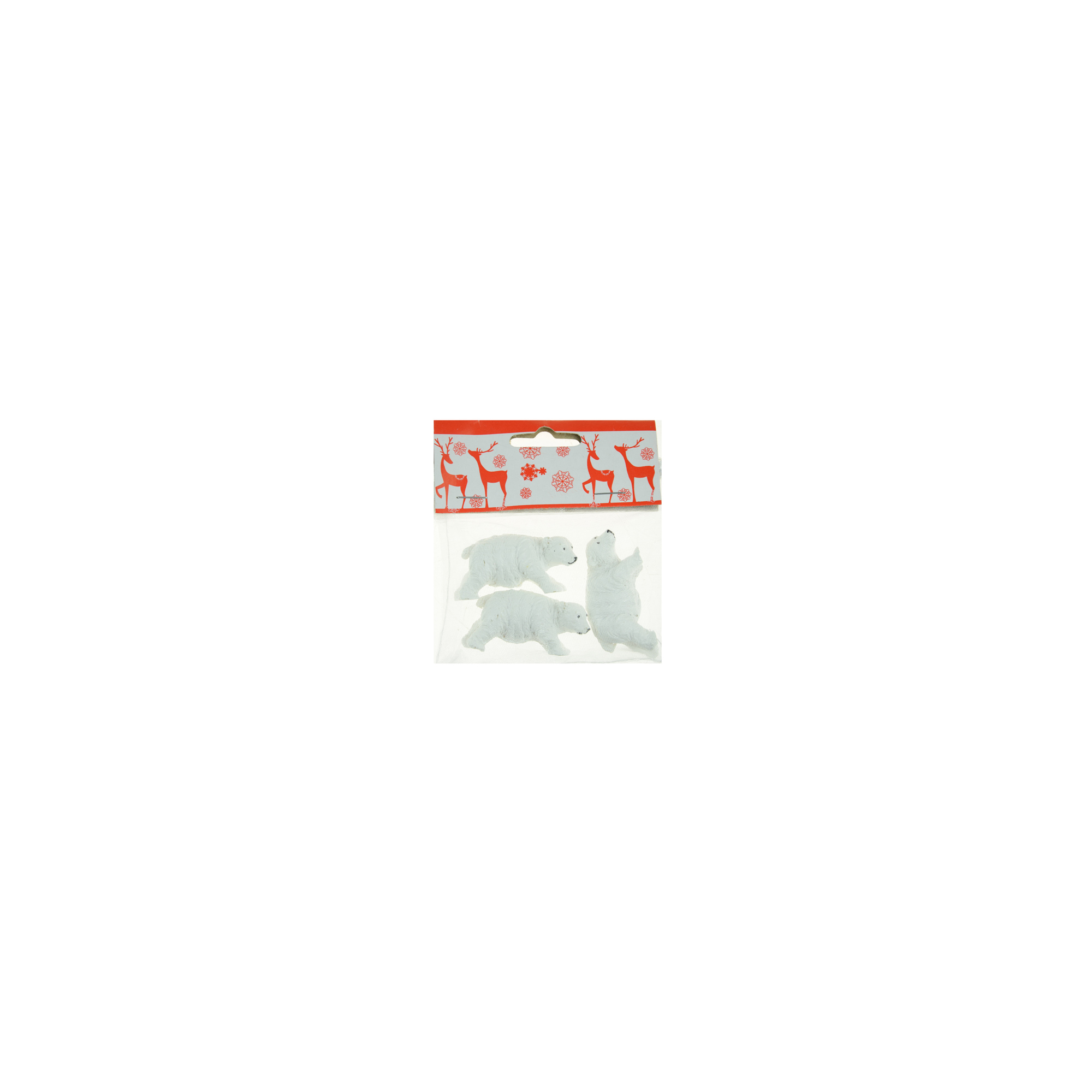 Figura jegesmedve poly 5cm s/3 fehér