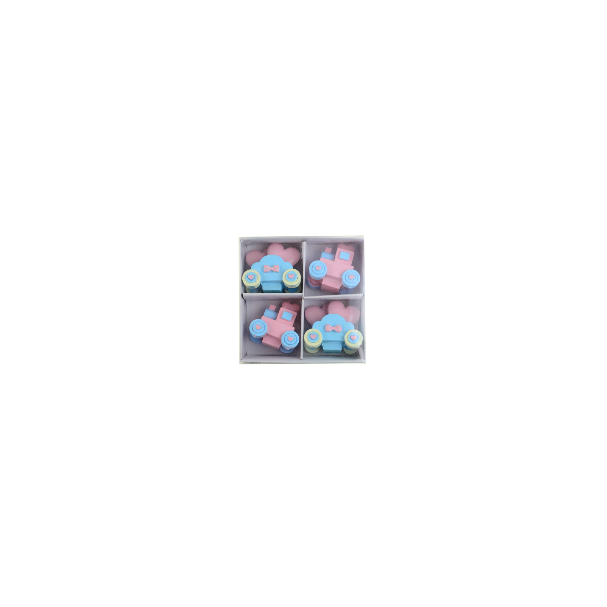 Figura kisautó poly 4,3cm s/4 színes