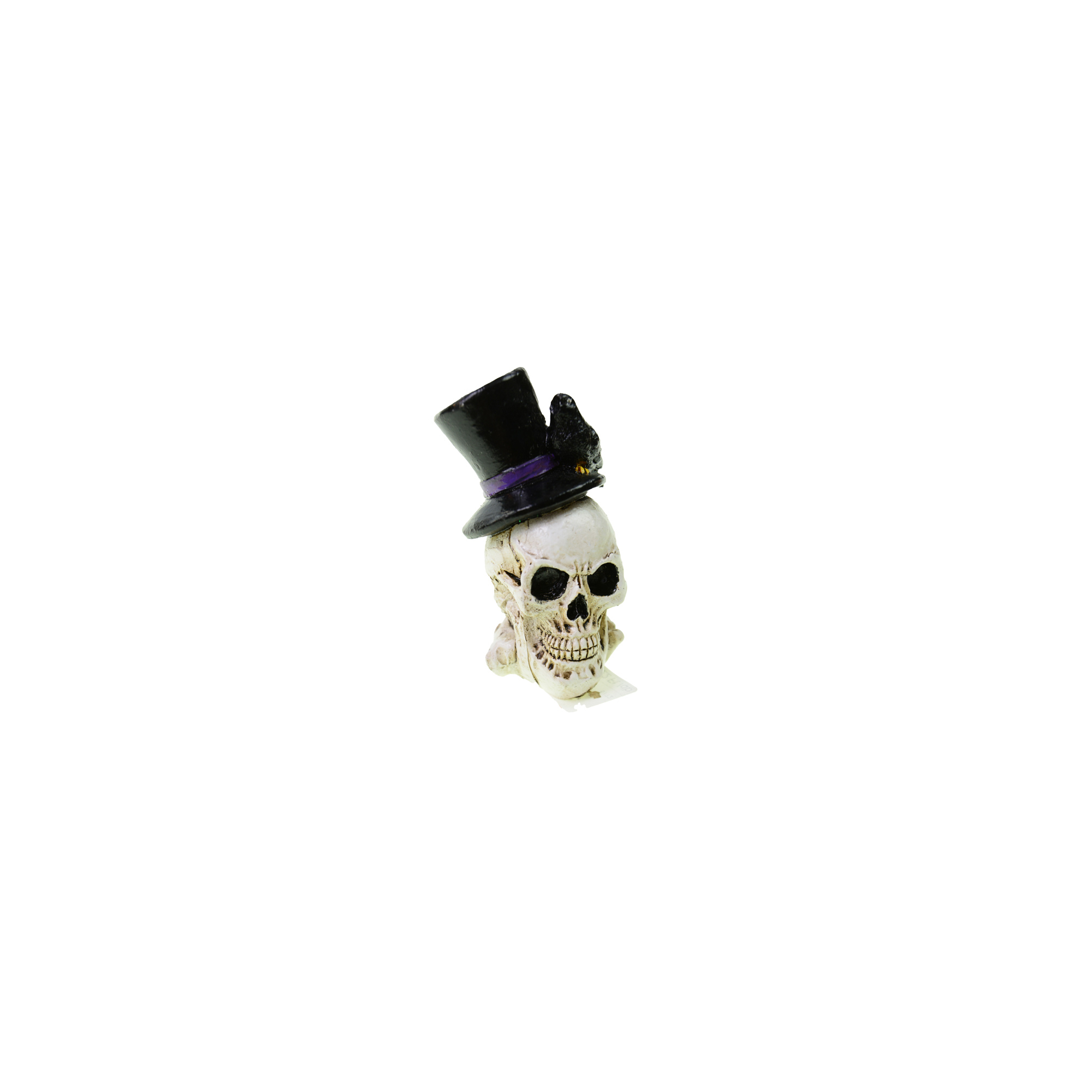 Figura koponya poly 10cm fehér