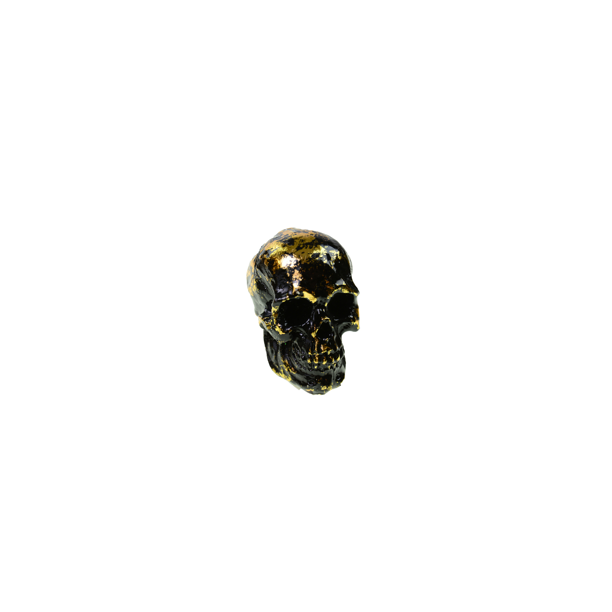 Figura koponya poly 7,5cm fekete